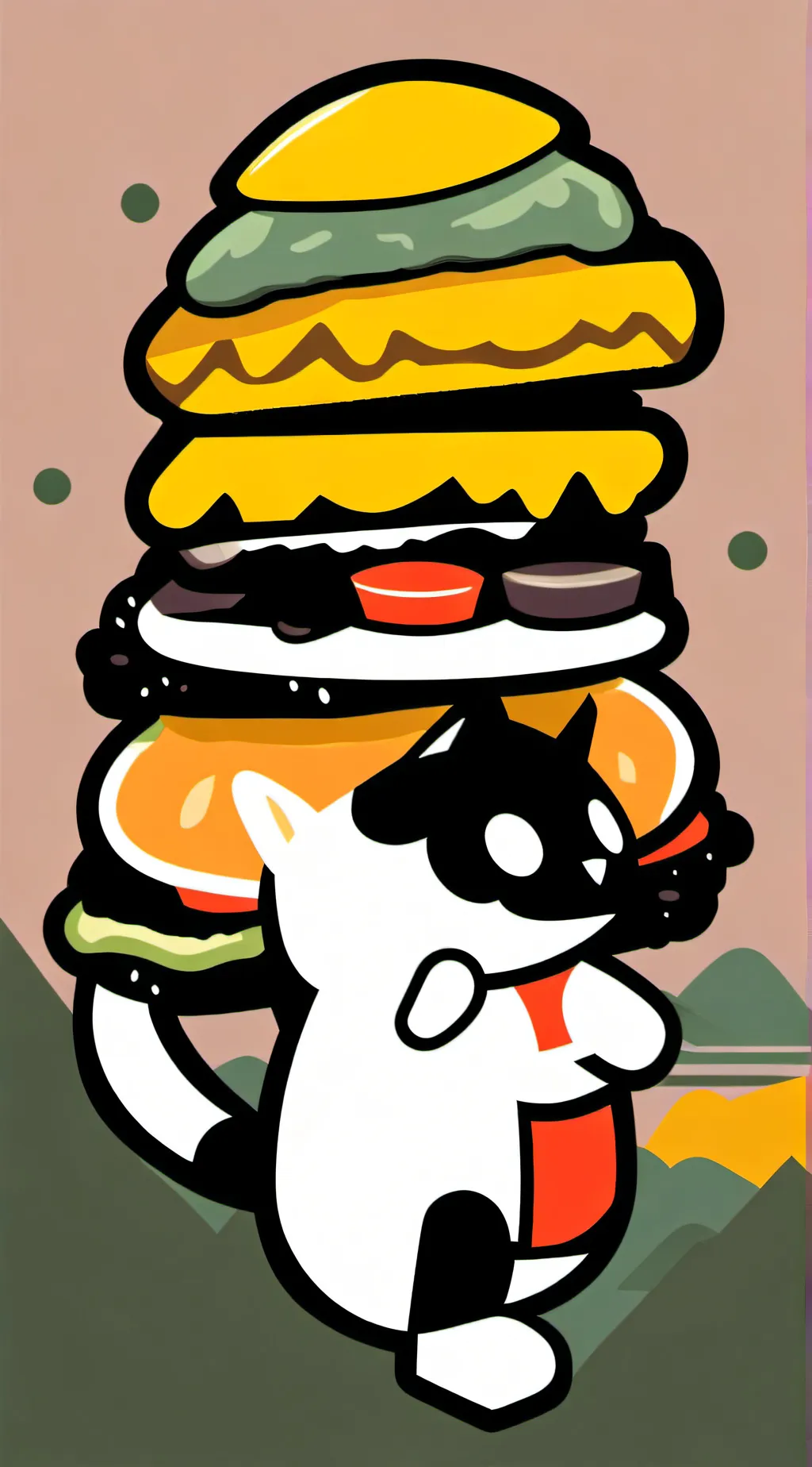 ai character: cheezborger background