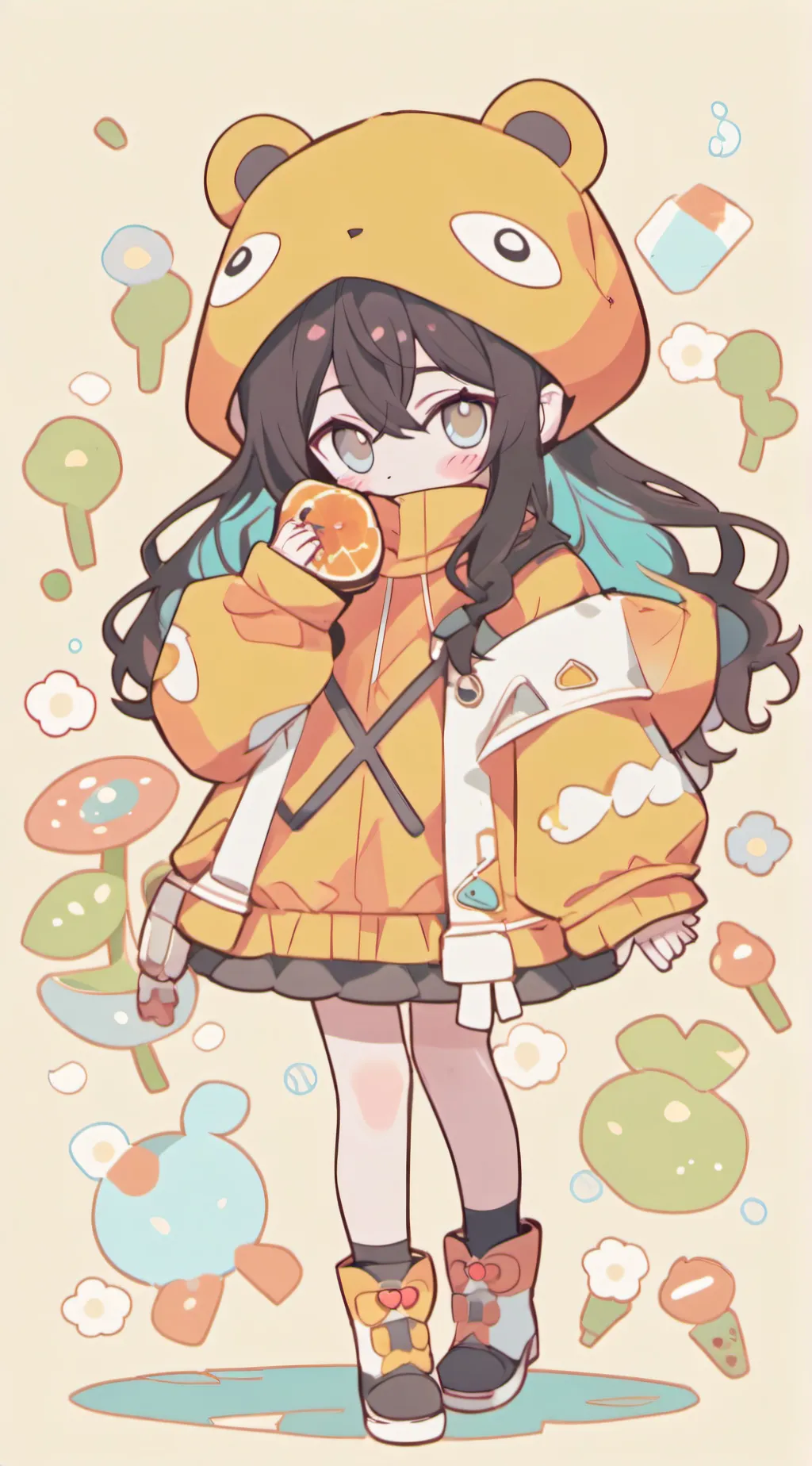 ai character: Ik ur gender 💀 background