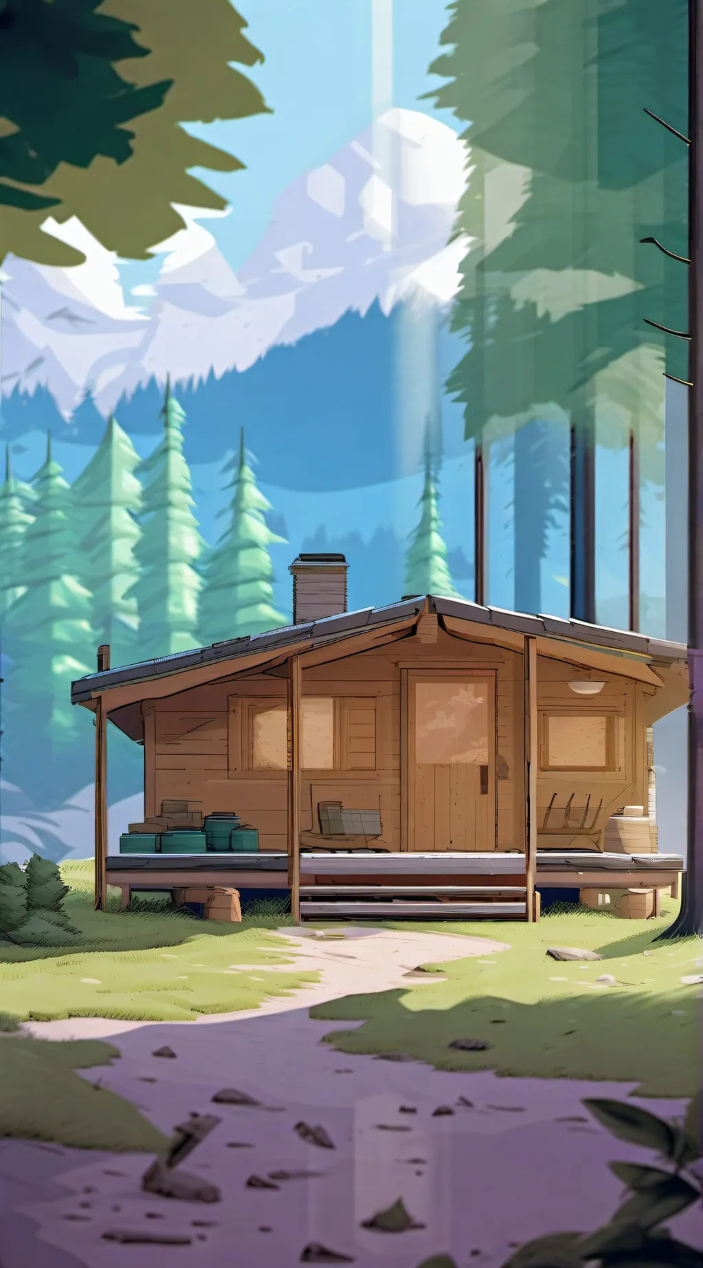 ai character: !!Total Drama!! background