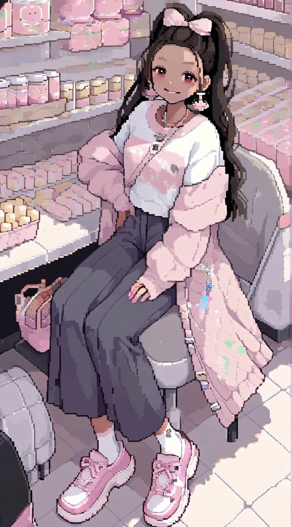 ai character: Olivia Green background