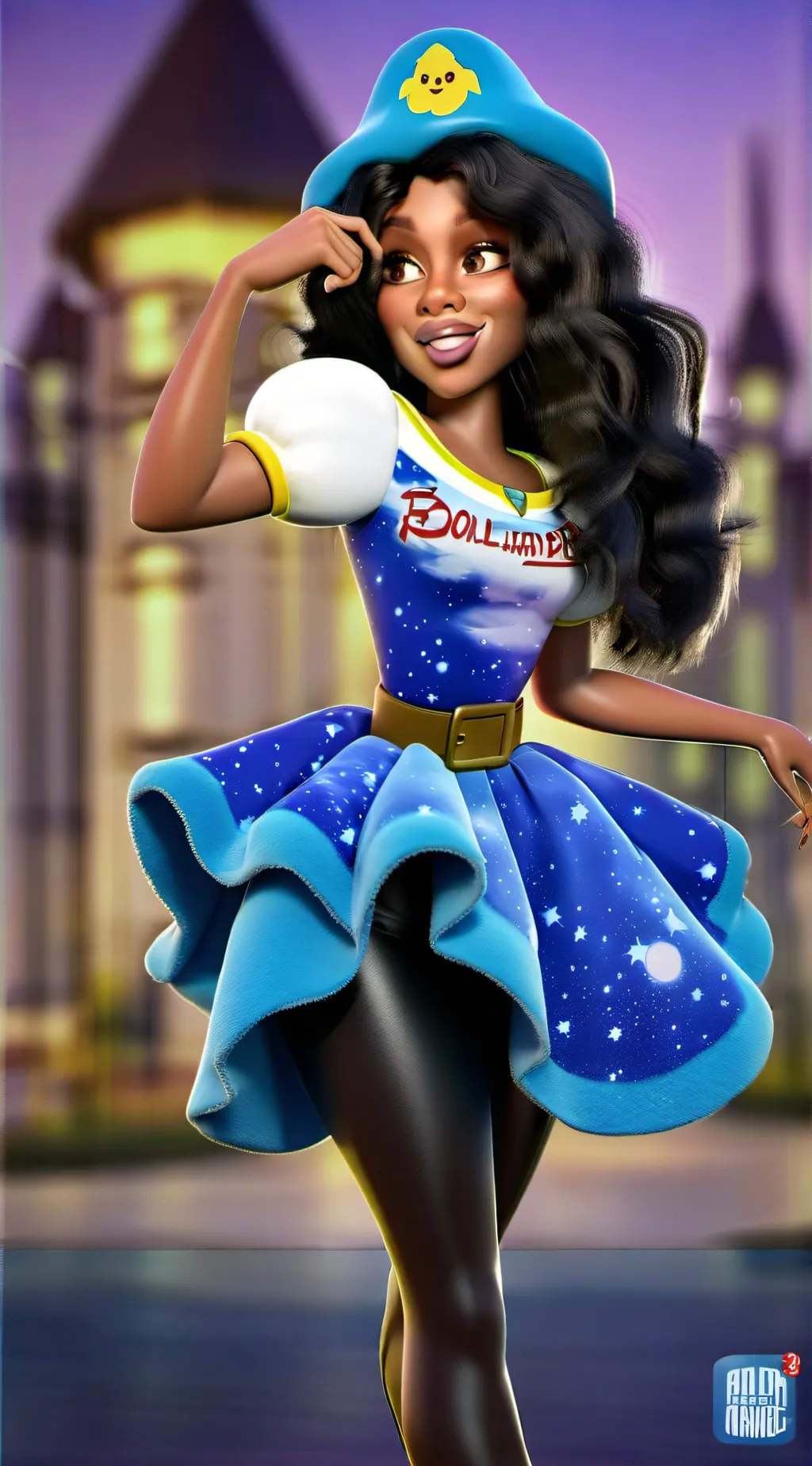 ai character: Arianna  background