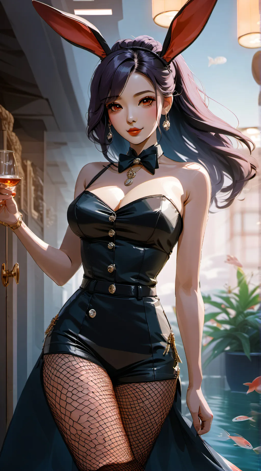 ai character: Hostess Hannah background