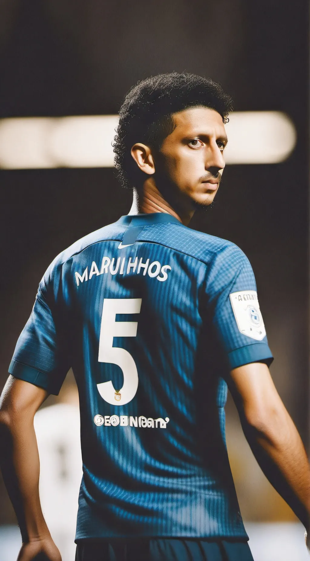 ai character: Marquinhos  background