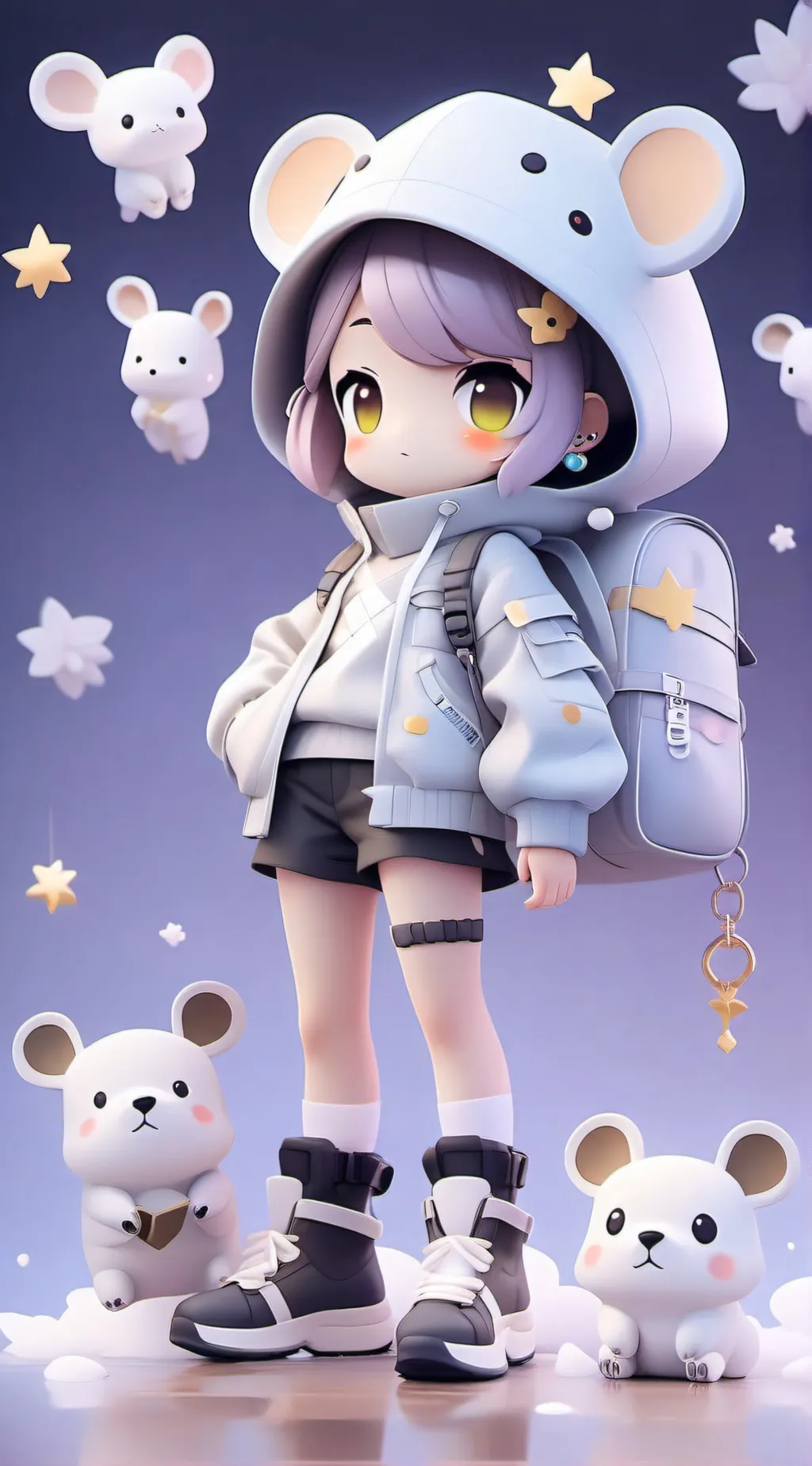 ai character: BFDI outbreak. background