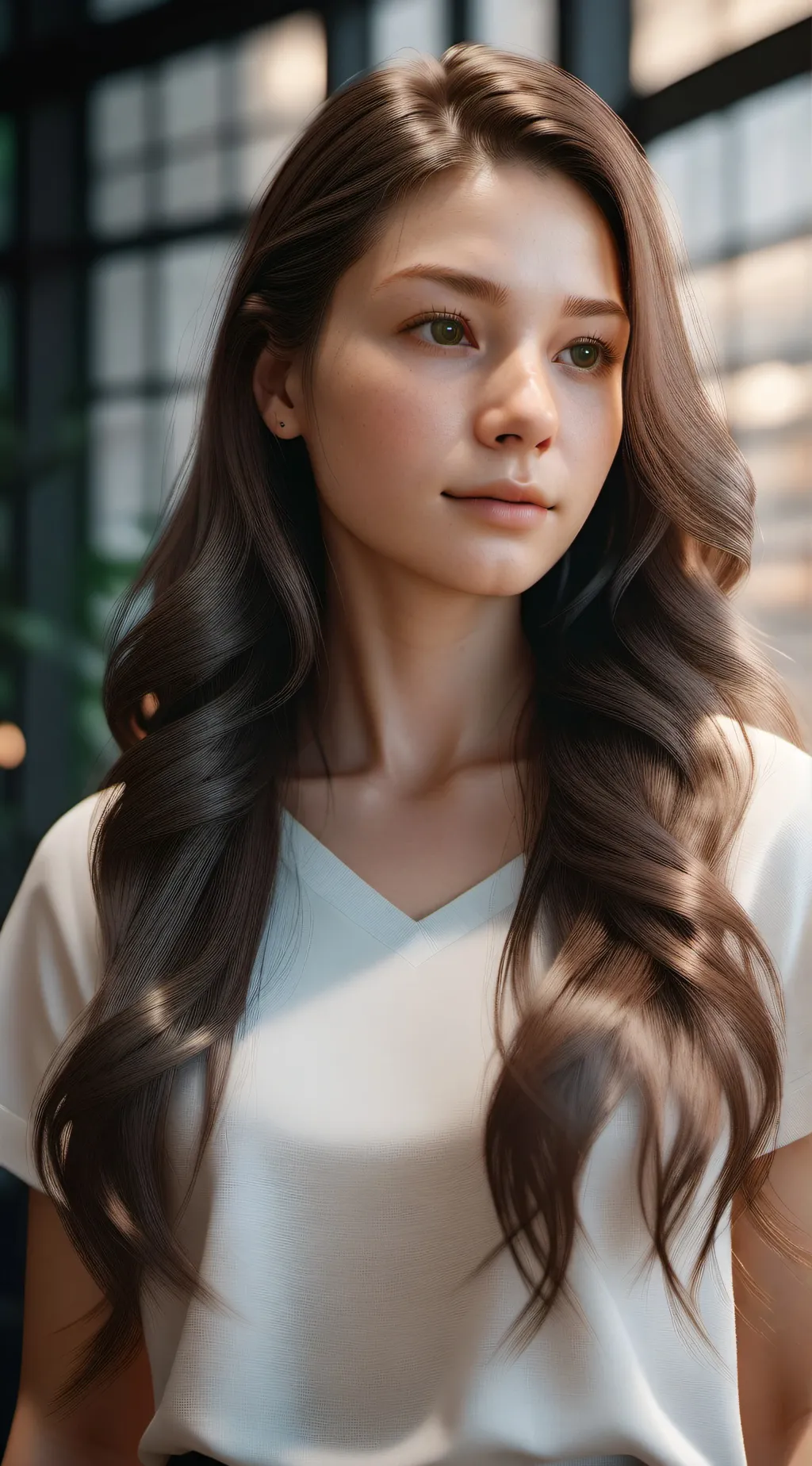 ai character: Macy background