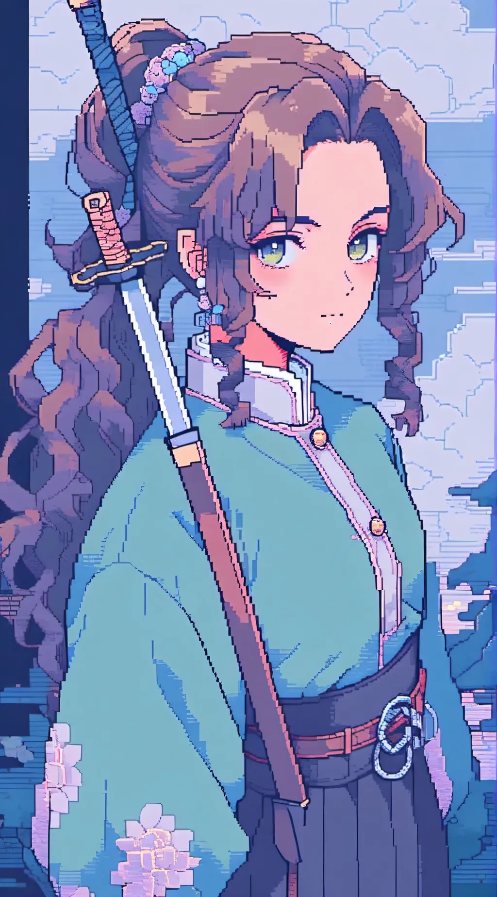 ai character: tomioka giyuu background