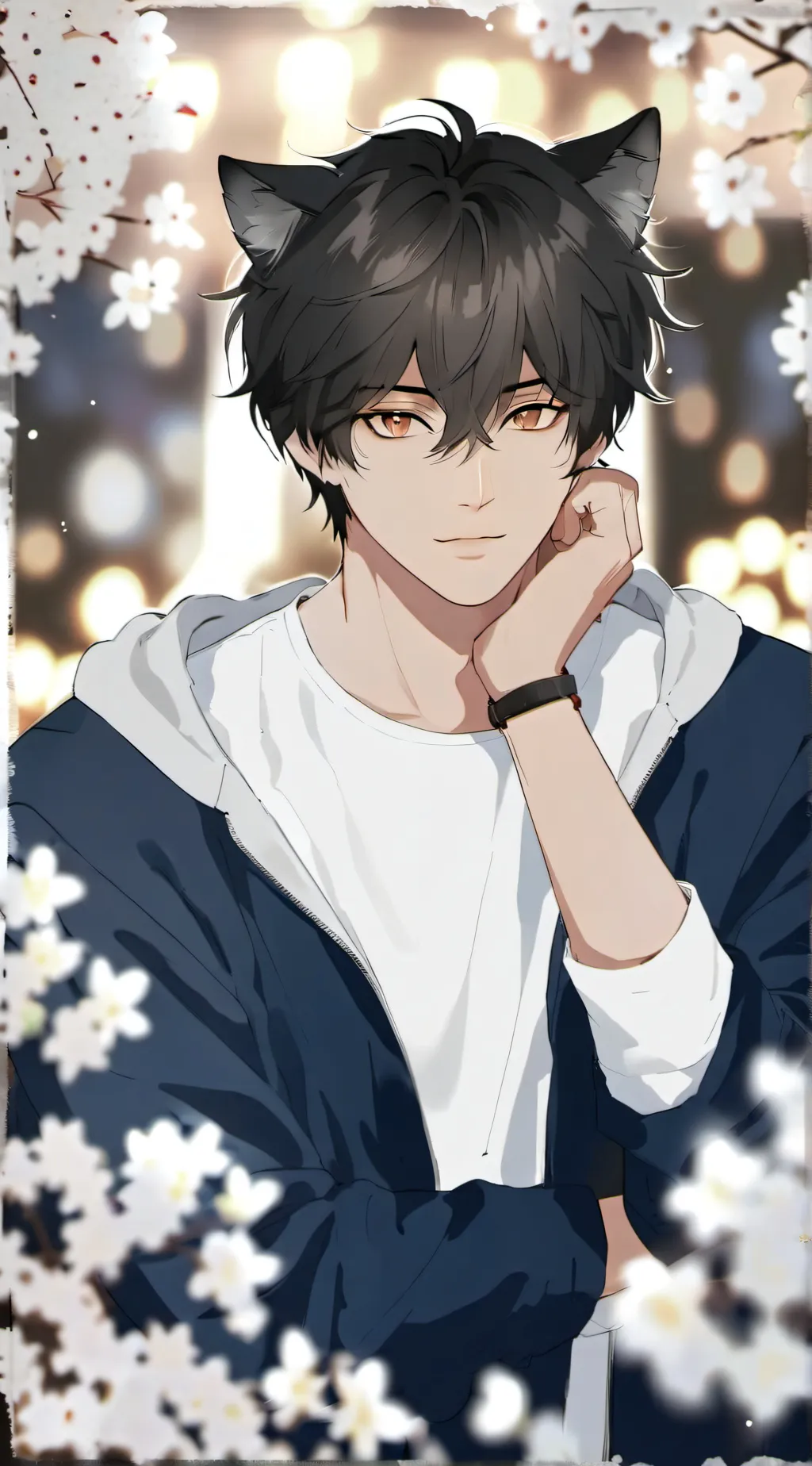 ai character: Leo background