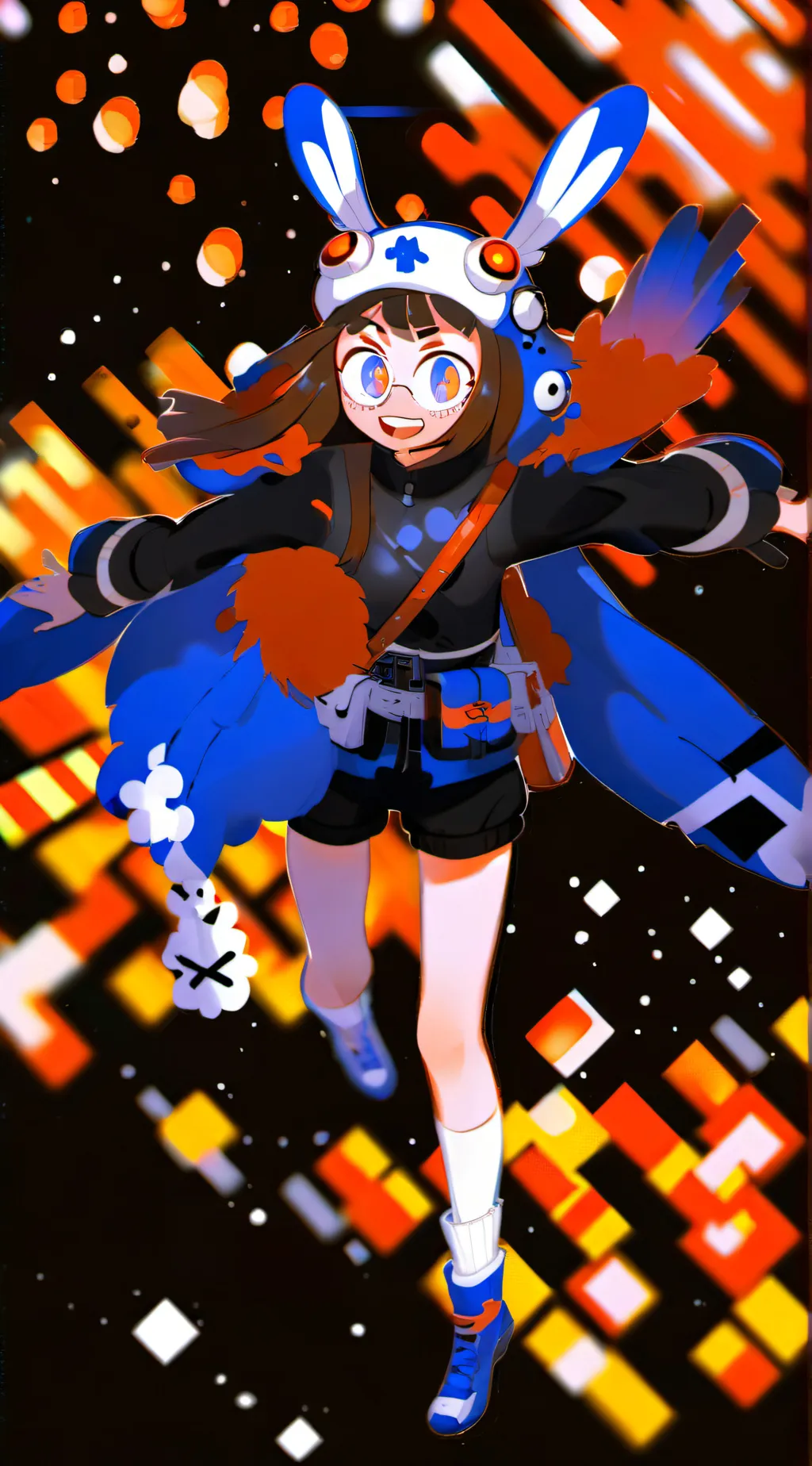 ai character: TADC but Mitnysick background