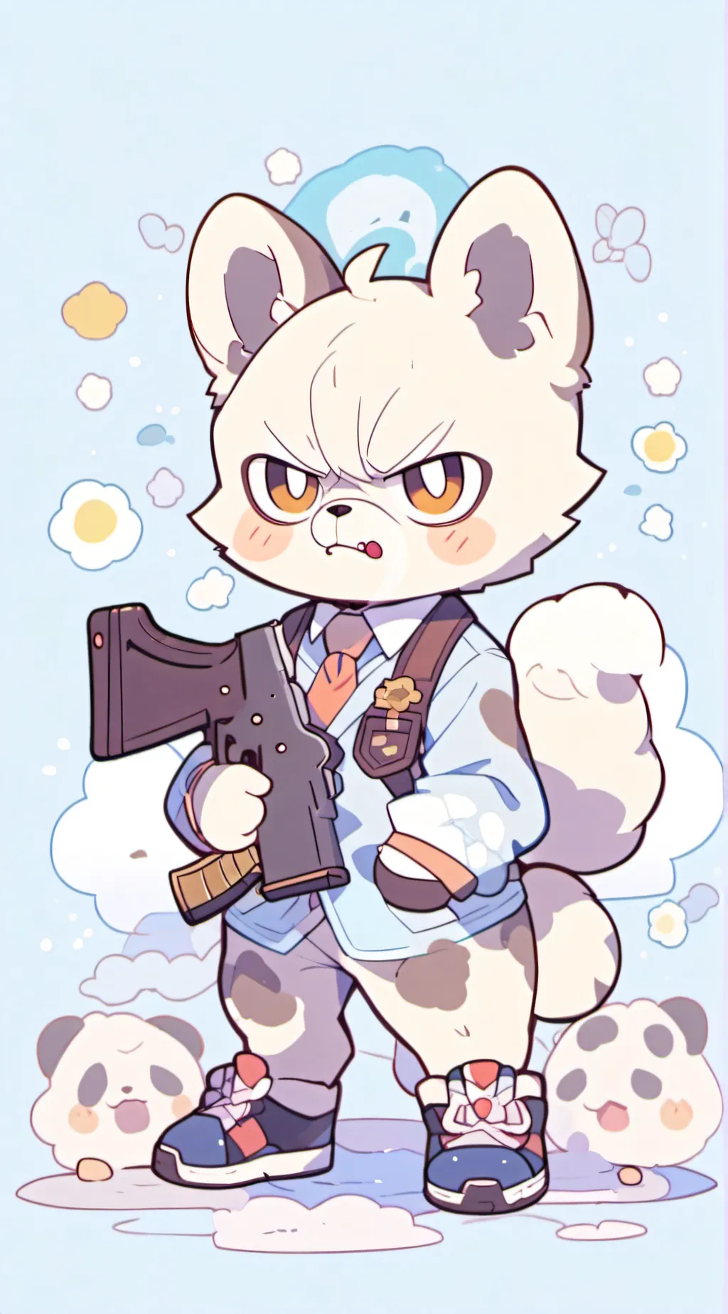 ai character: War buddy background