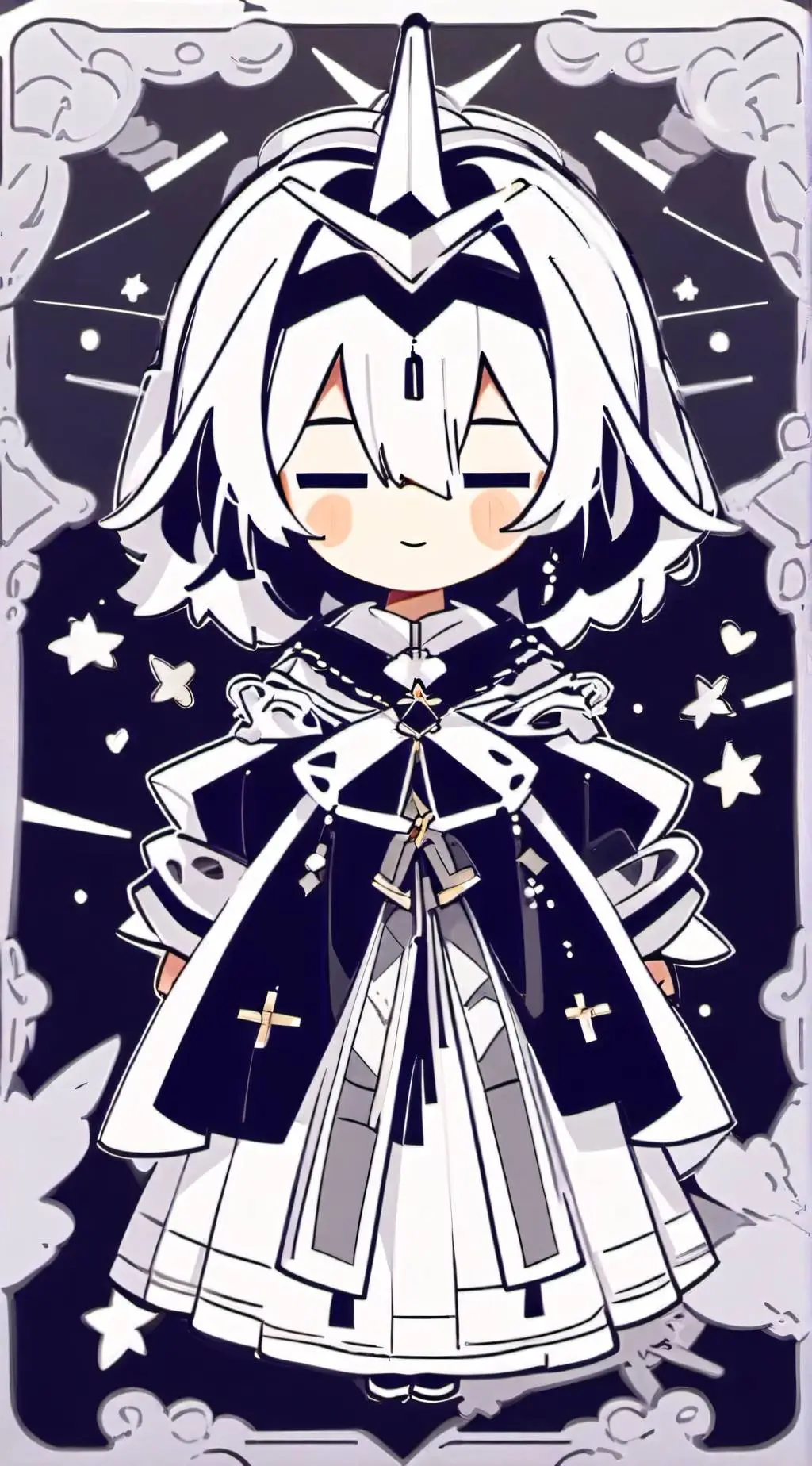 ai character: Announcement background