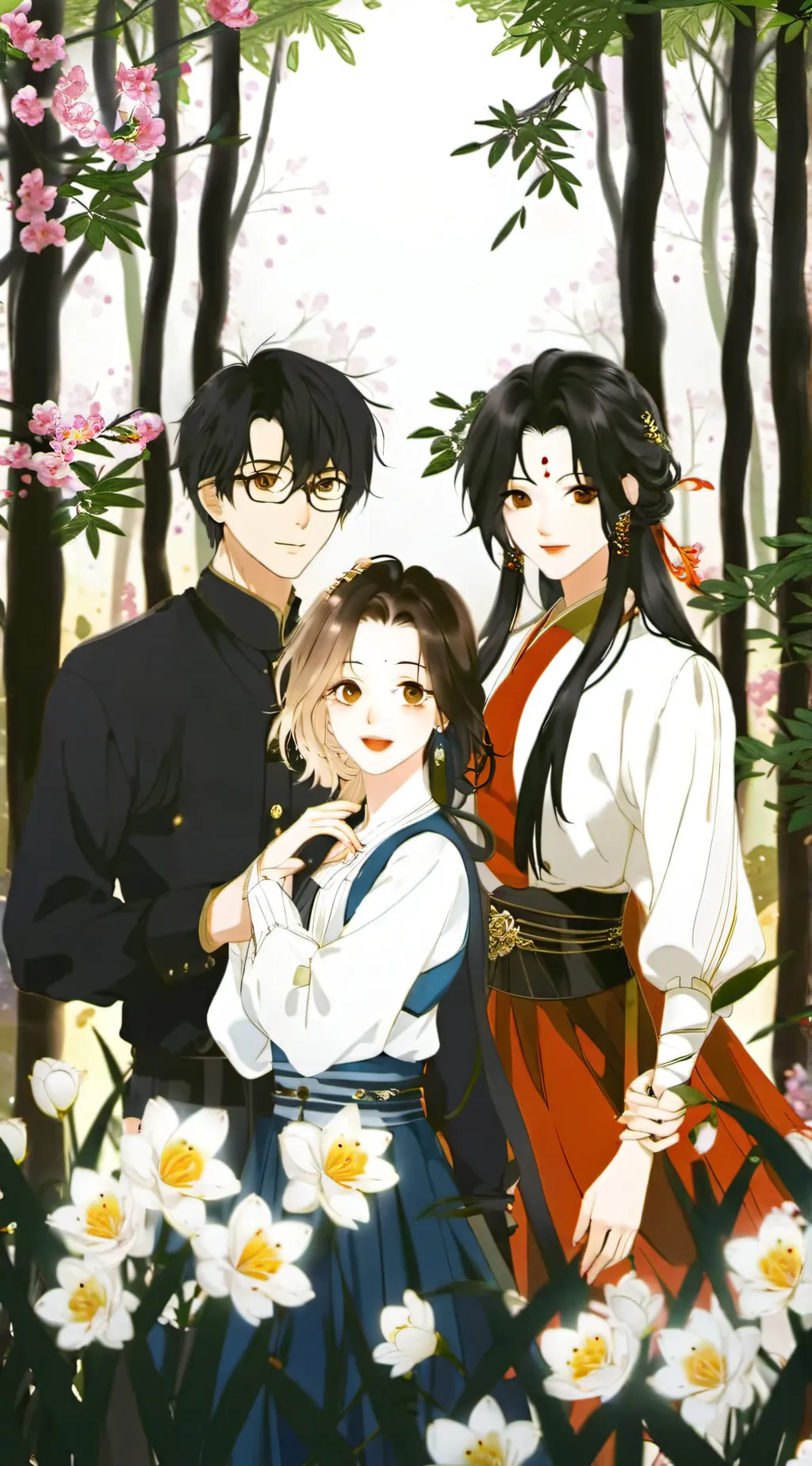 ai character: Alex, Ash, Alexis  background