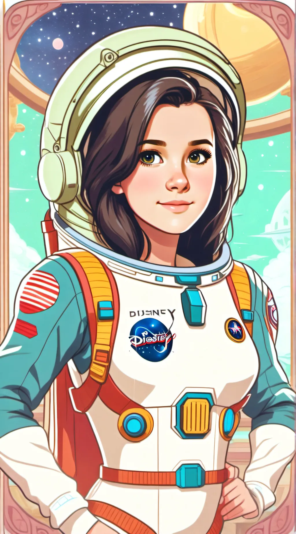 ai character: Aurora background