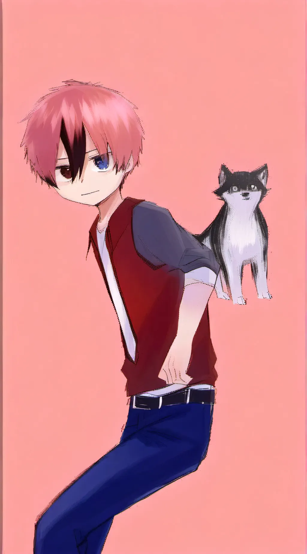 ai character: Todoroki  background