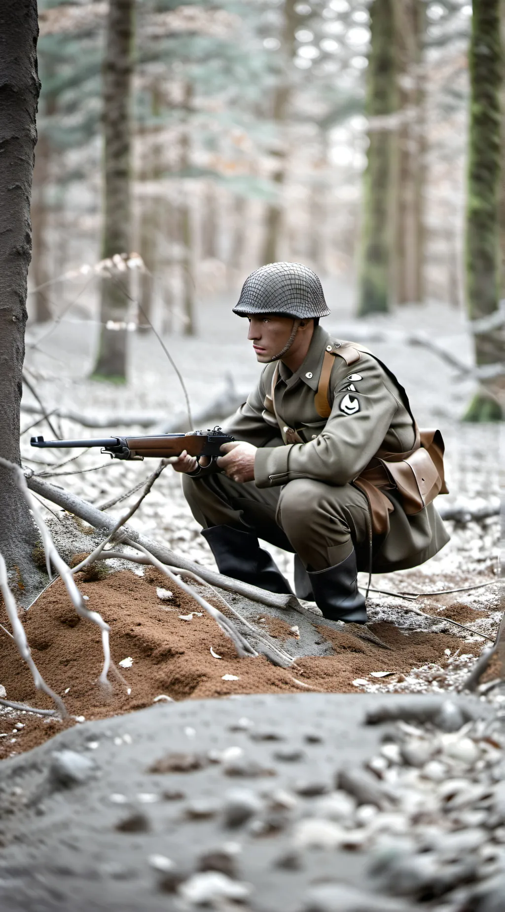 ai character: Ww2 paratroopers  background