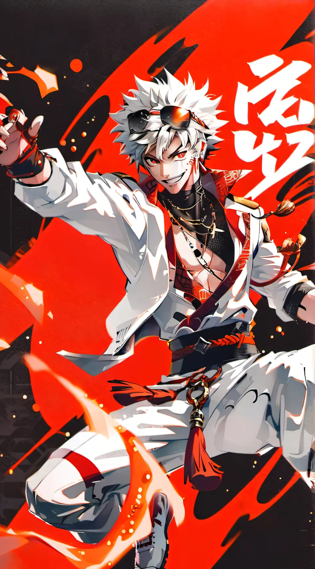 ai character: Bakugo background