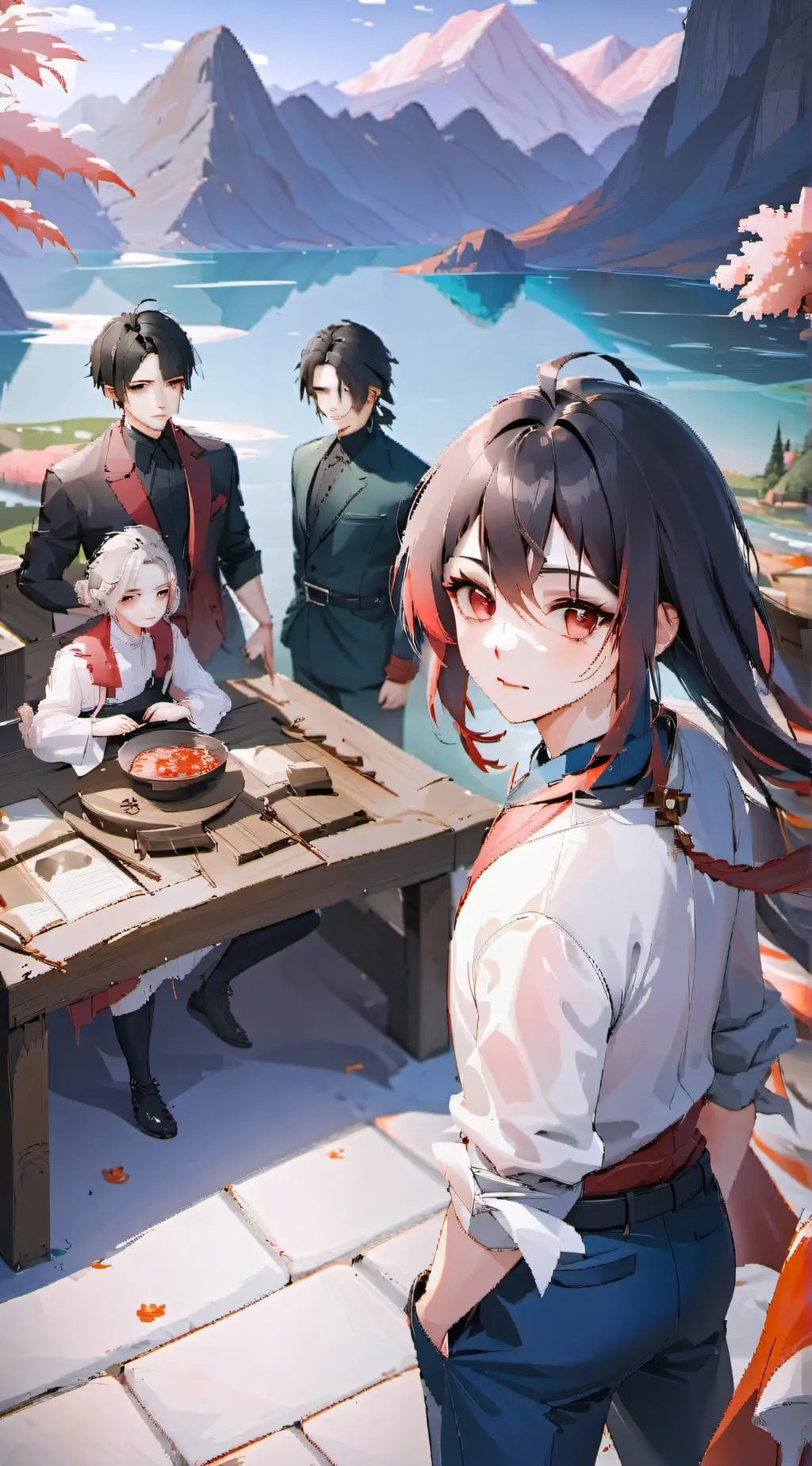 ai character: Kiyo  background