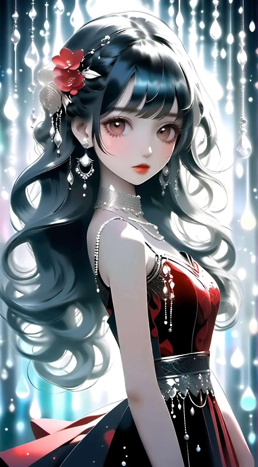 ai character: flowa  background