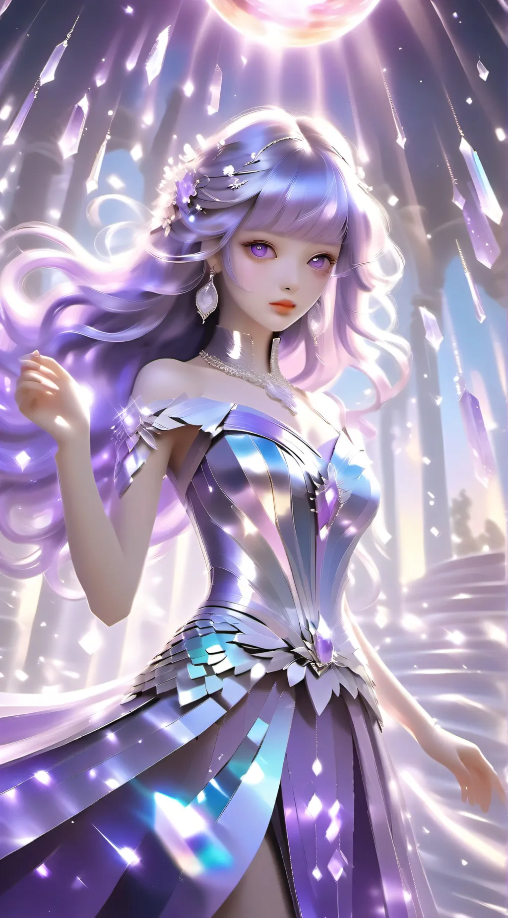 ai character: amithist background