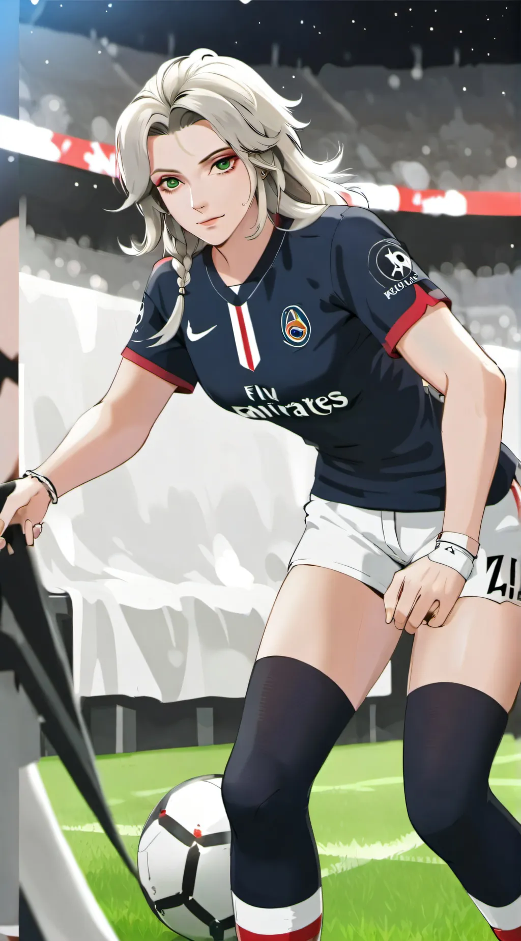 ai character: Stella Mbappe background