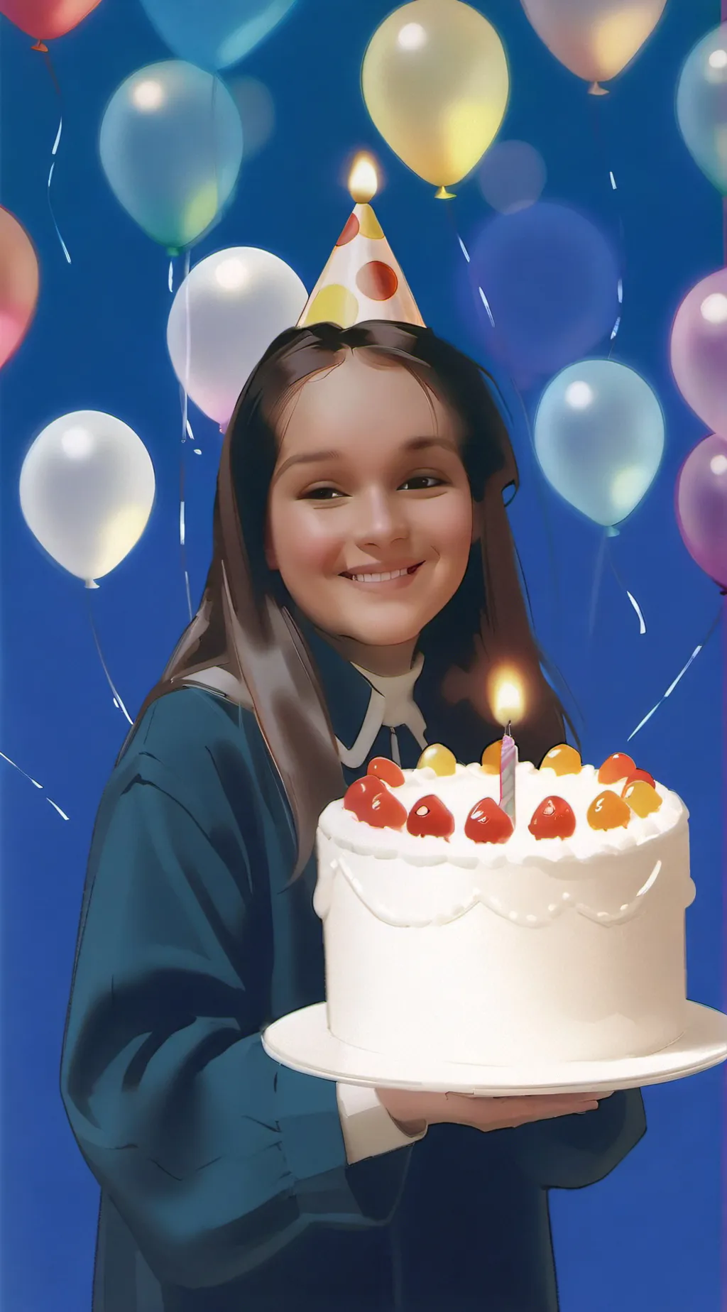 ai character: Hermione birthday  background