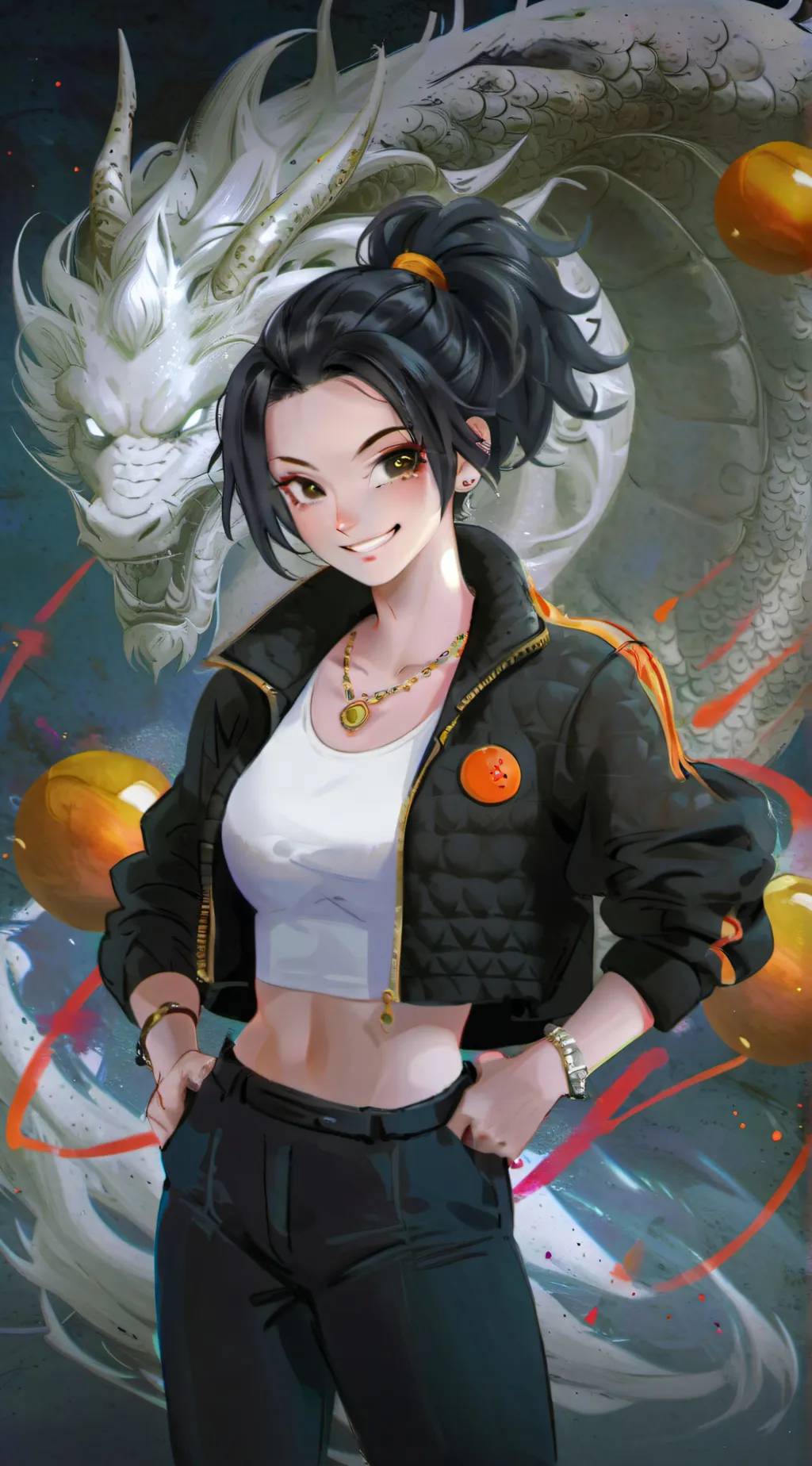 ai character: Ember background