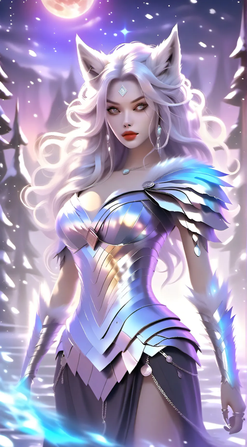 ai character: starlight background