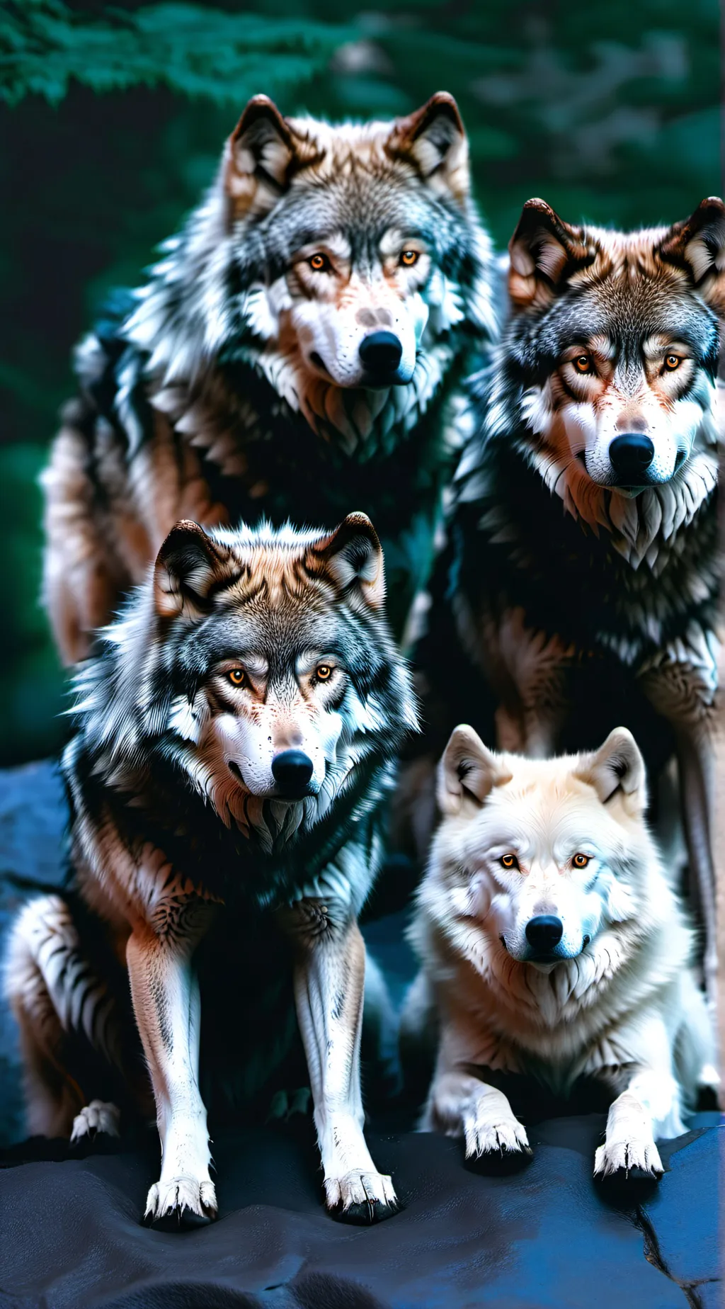 ai character: The 4 Wolves background