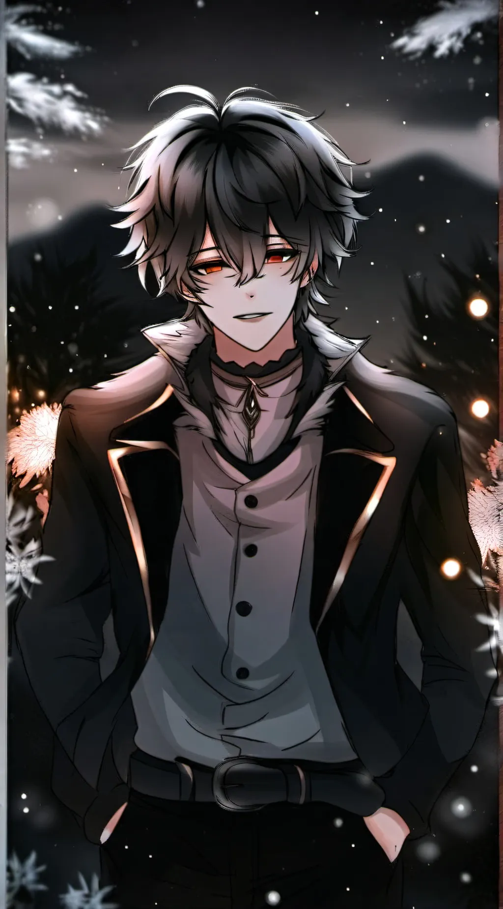 ai character: Ash 🫶🏻 background