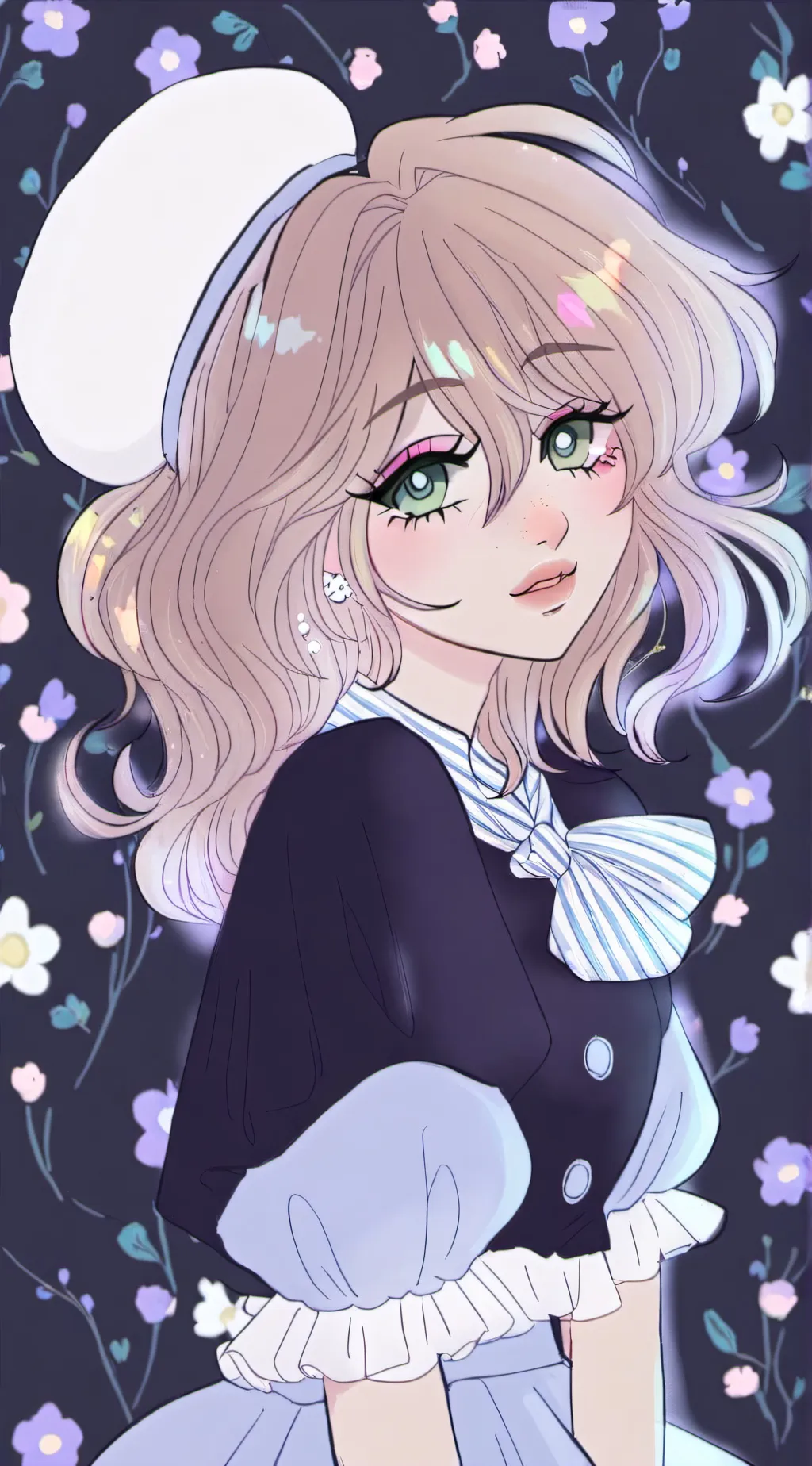 ai character: \-.-/ Tina \-.-/ background