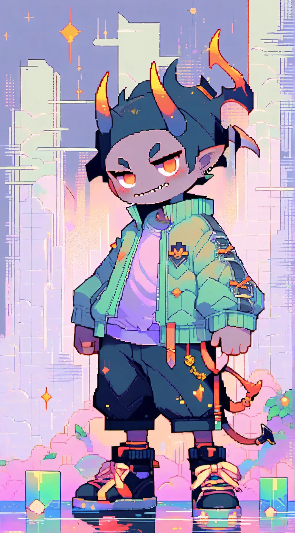 ai character: Bendy background