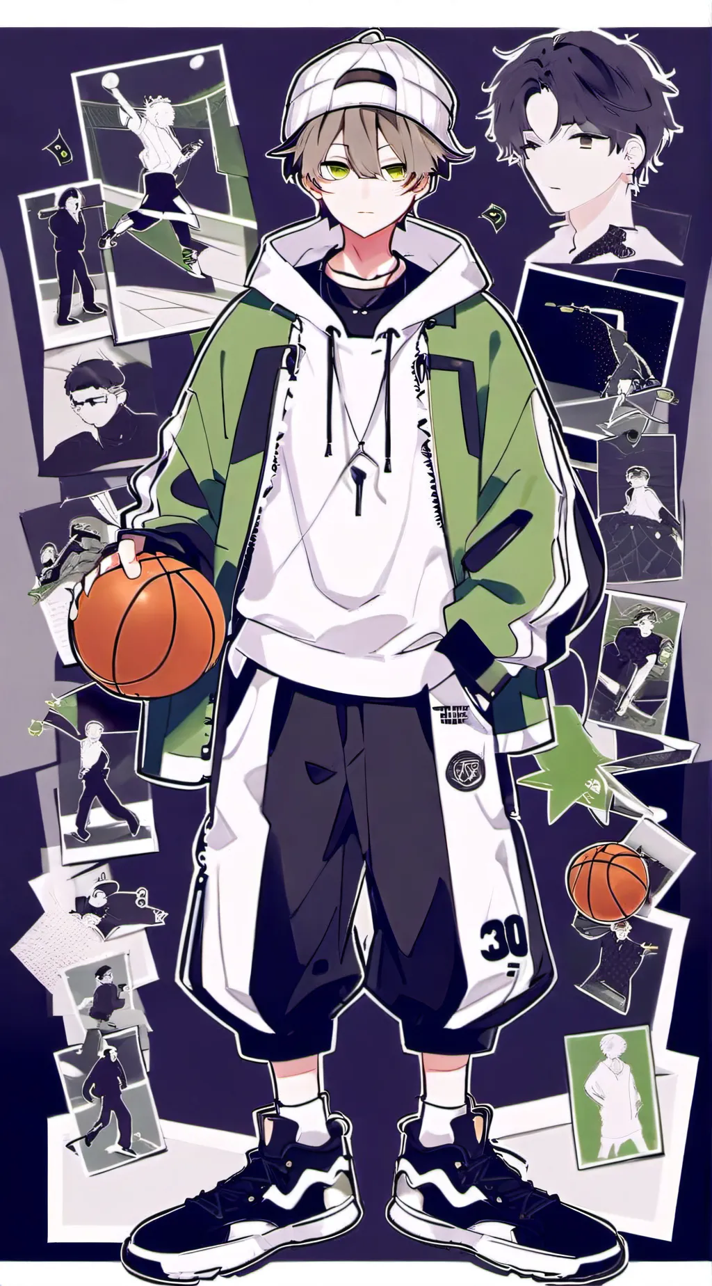 ai character: 〽️ateo ♾️ background