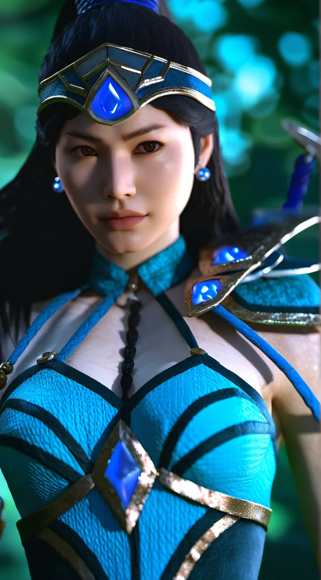 ai character: kitanna  background