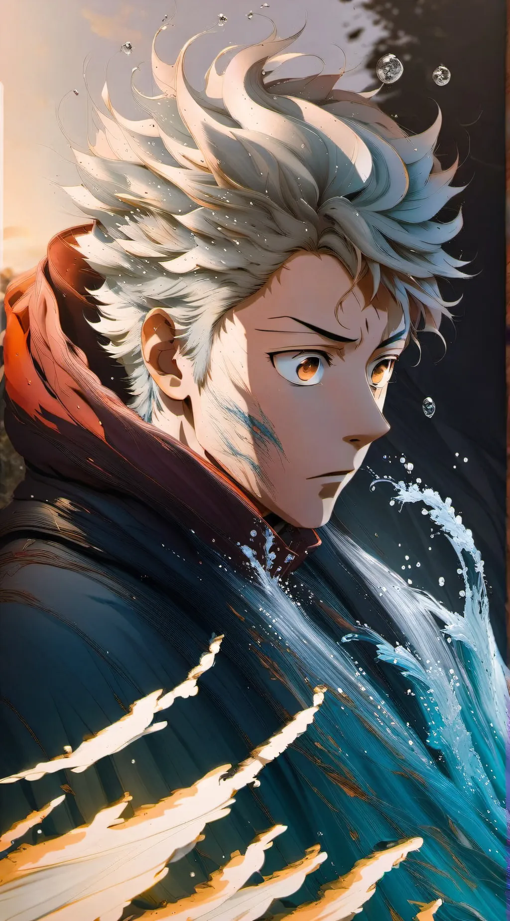 ai character: JJK pool day background