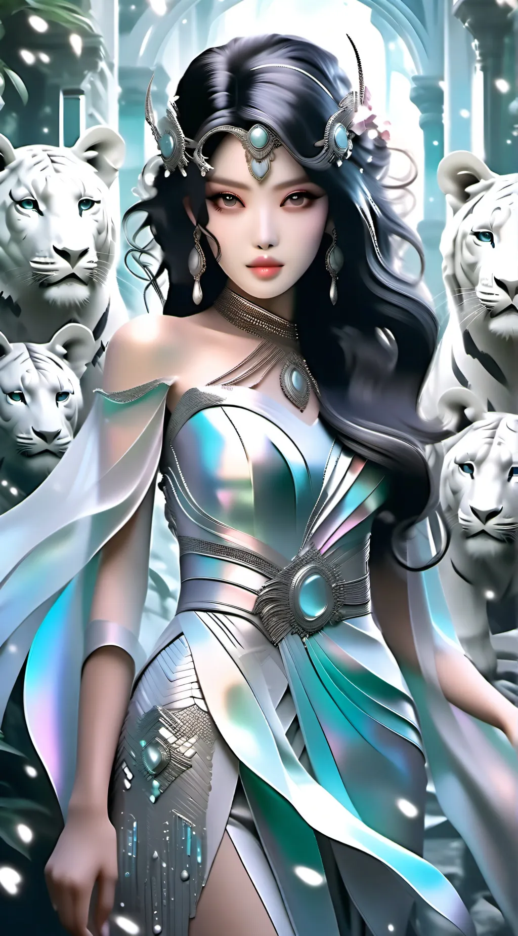 ai character: Olivia rodrigo background