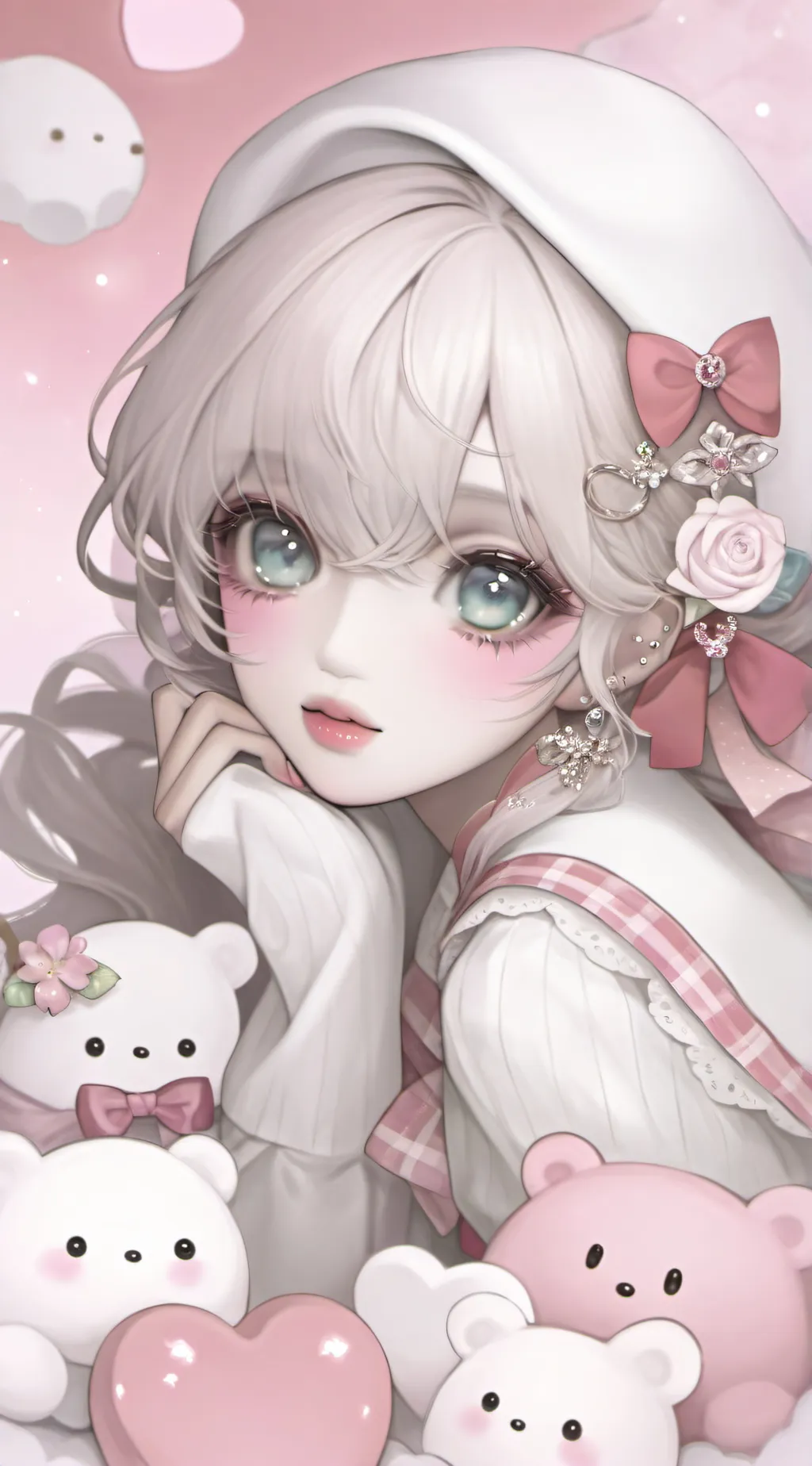 ai character: Naked all day background