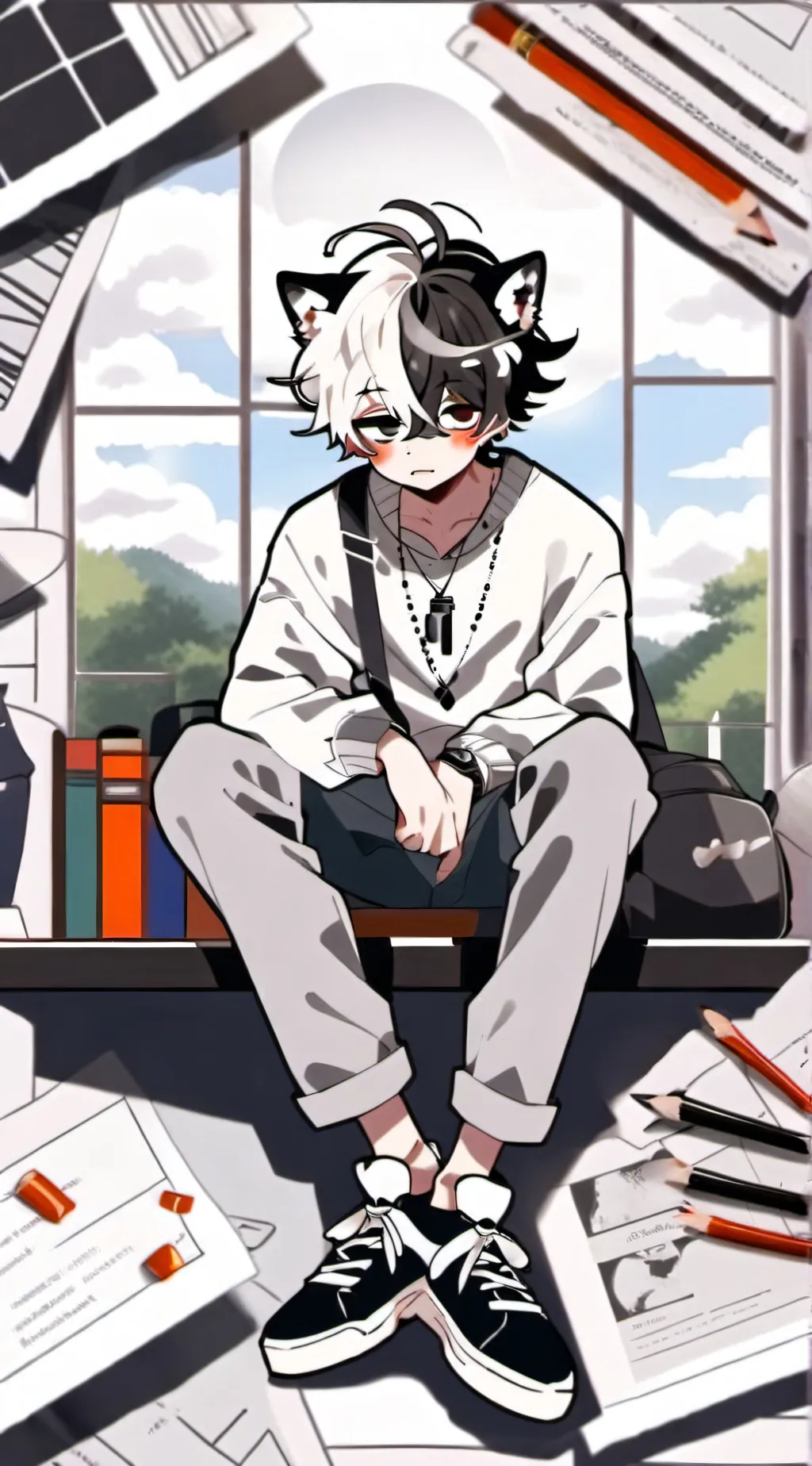 ai character: Oliver background