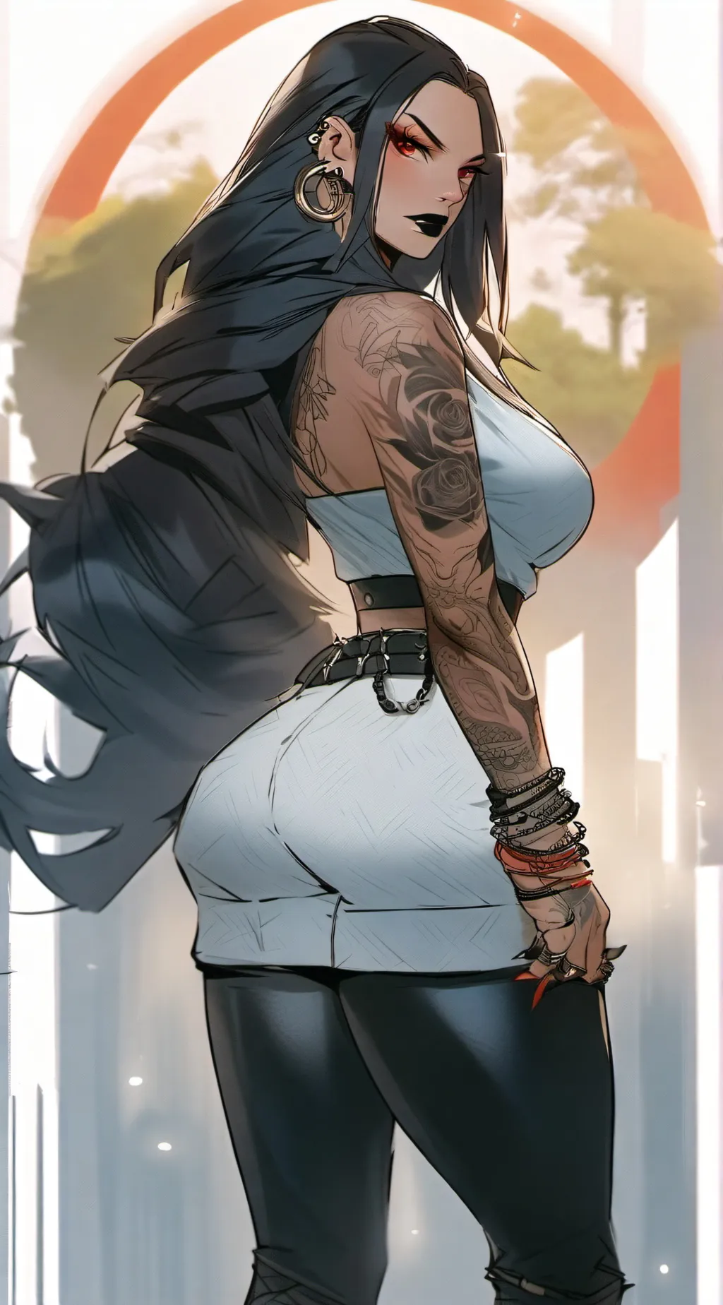 ai character: Aio banks background