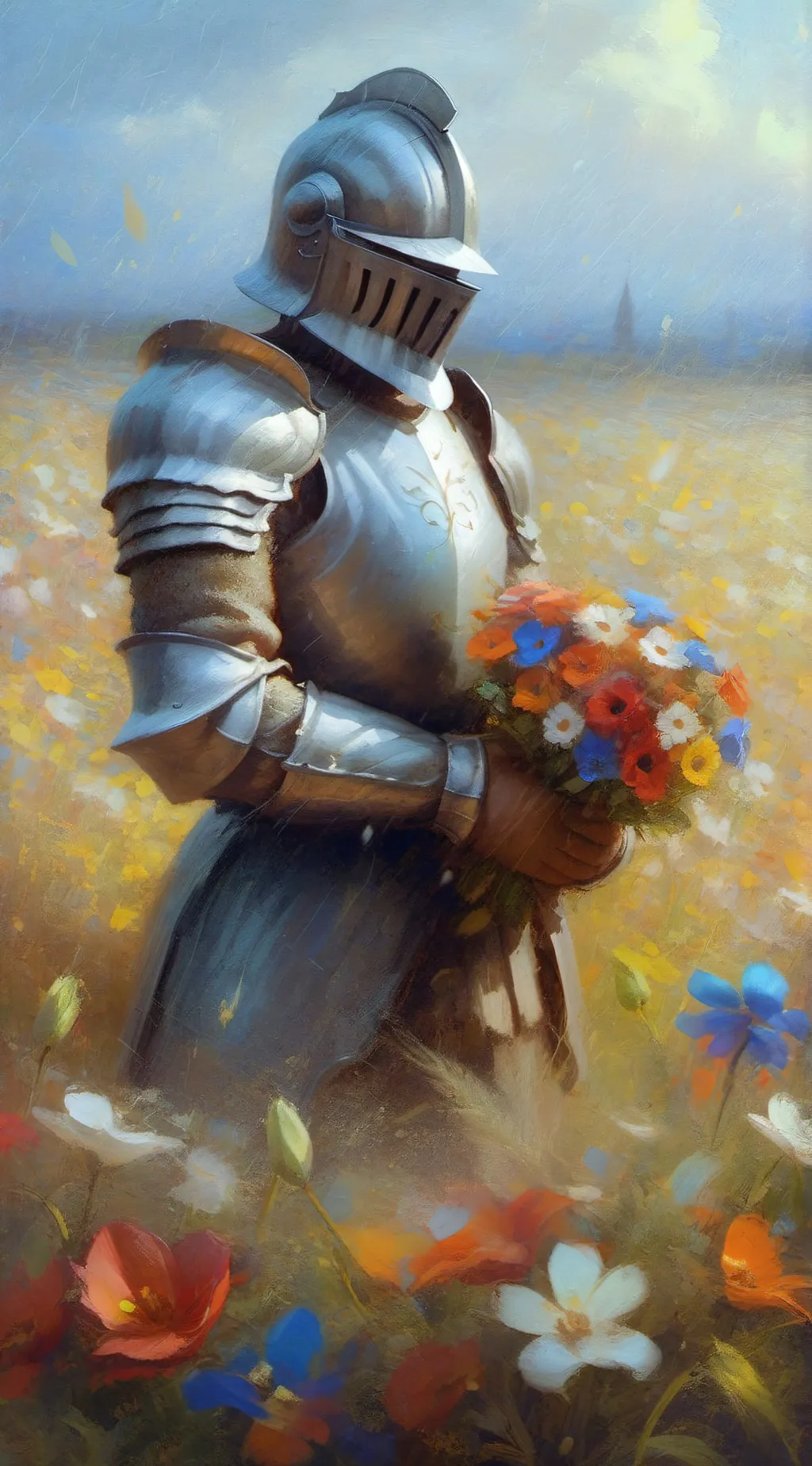 ai character: Flower Knight I background