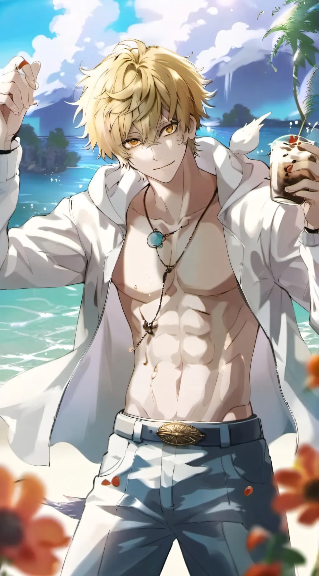 ai character: Bakugo  background