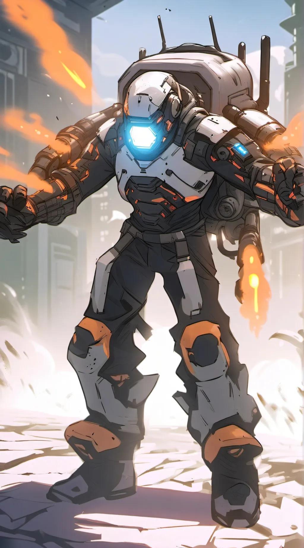 ai character: Astro Camerman background