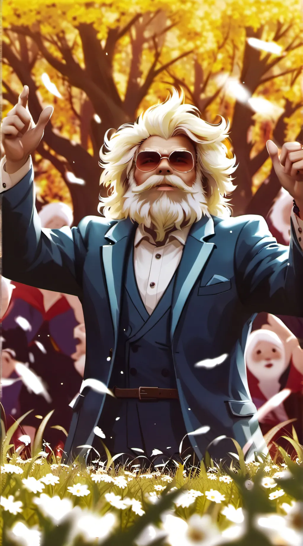 ai character: Michel  background