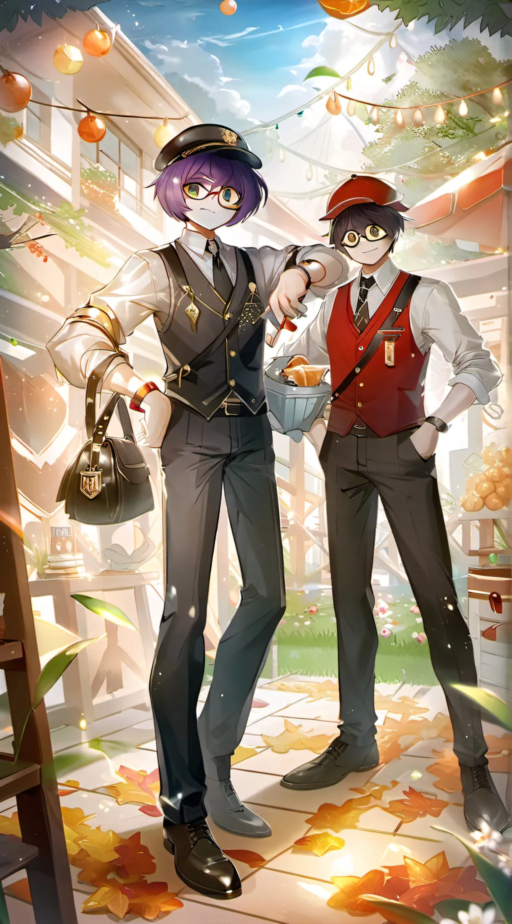 ai character: N & Uzi background