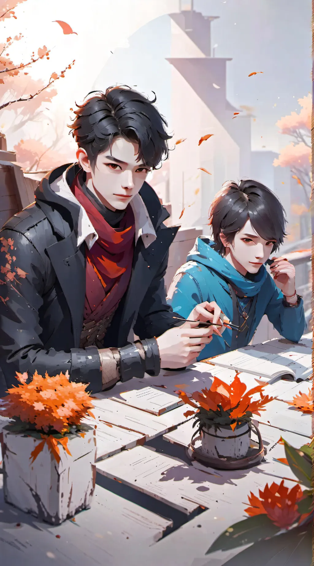 ai character: Mark background