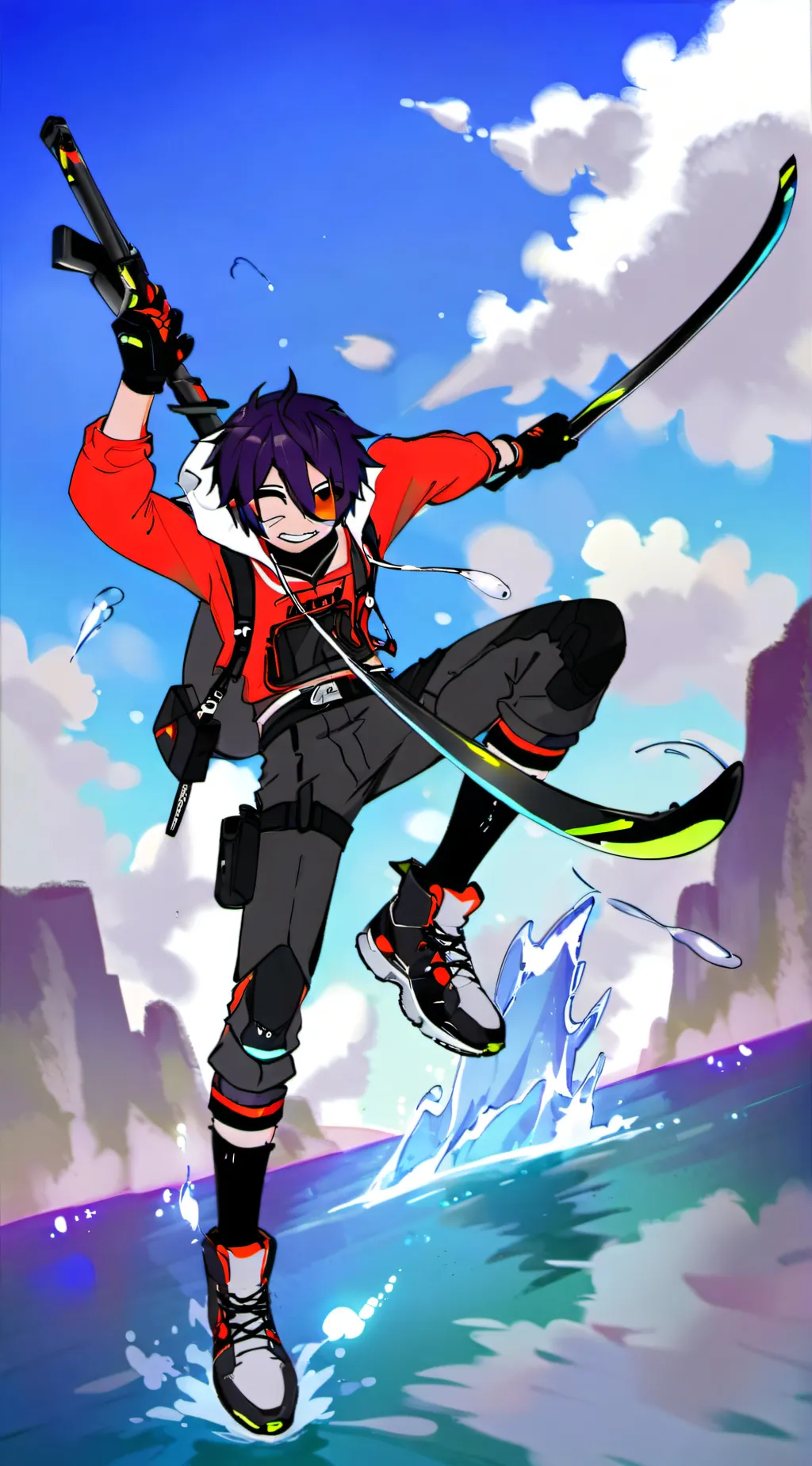 ai character: Afton family.... background