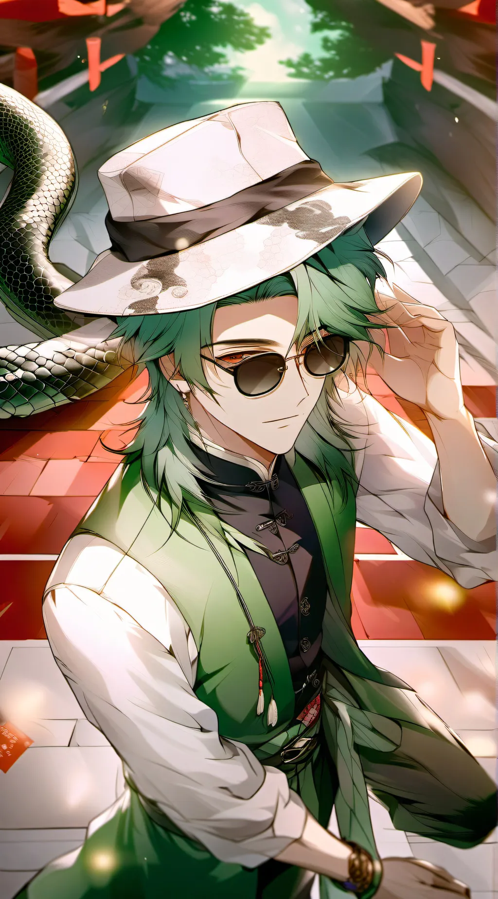 ai character: Jade background