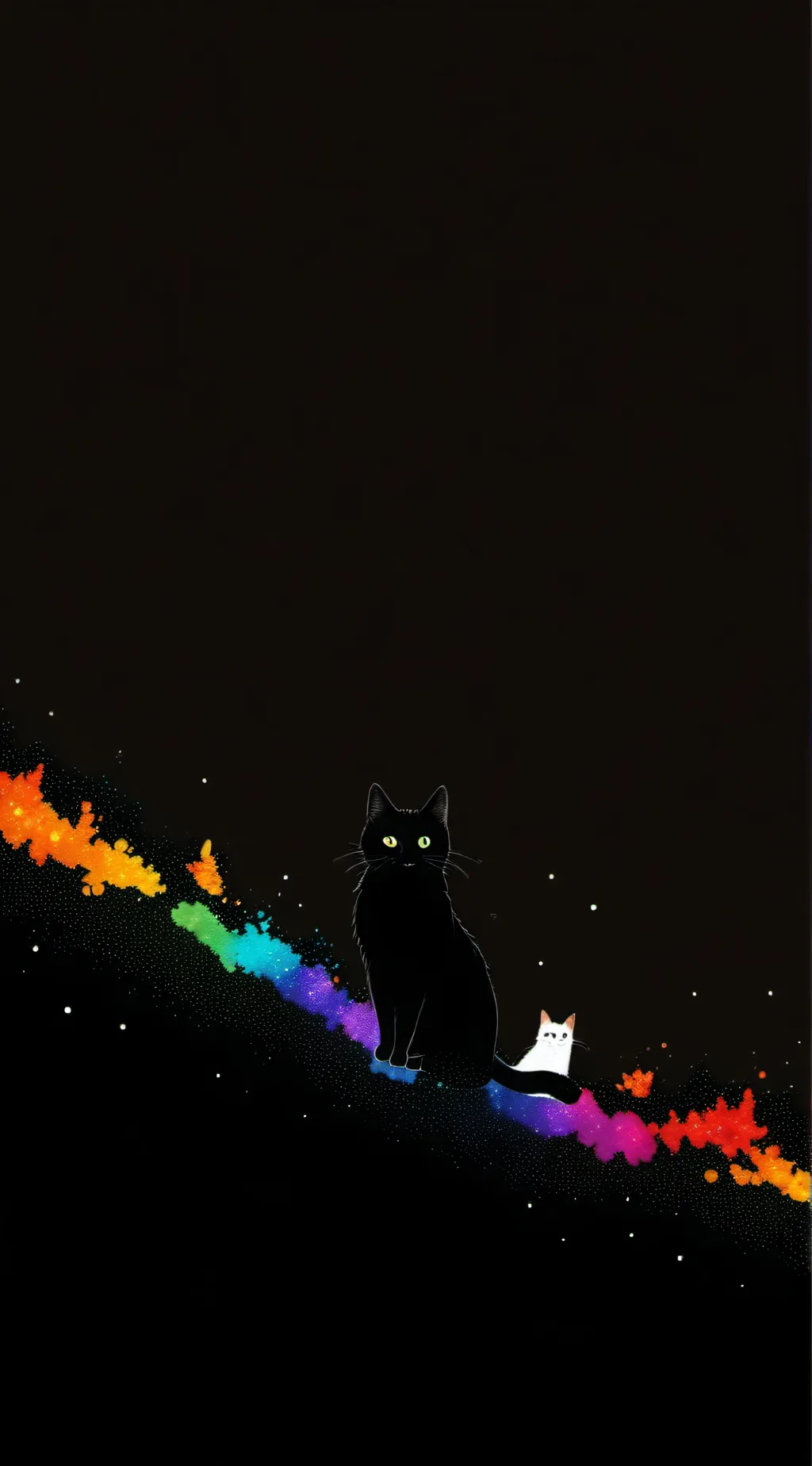 ai character: cat  background