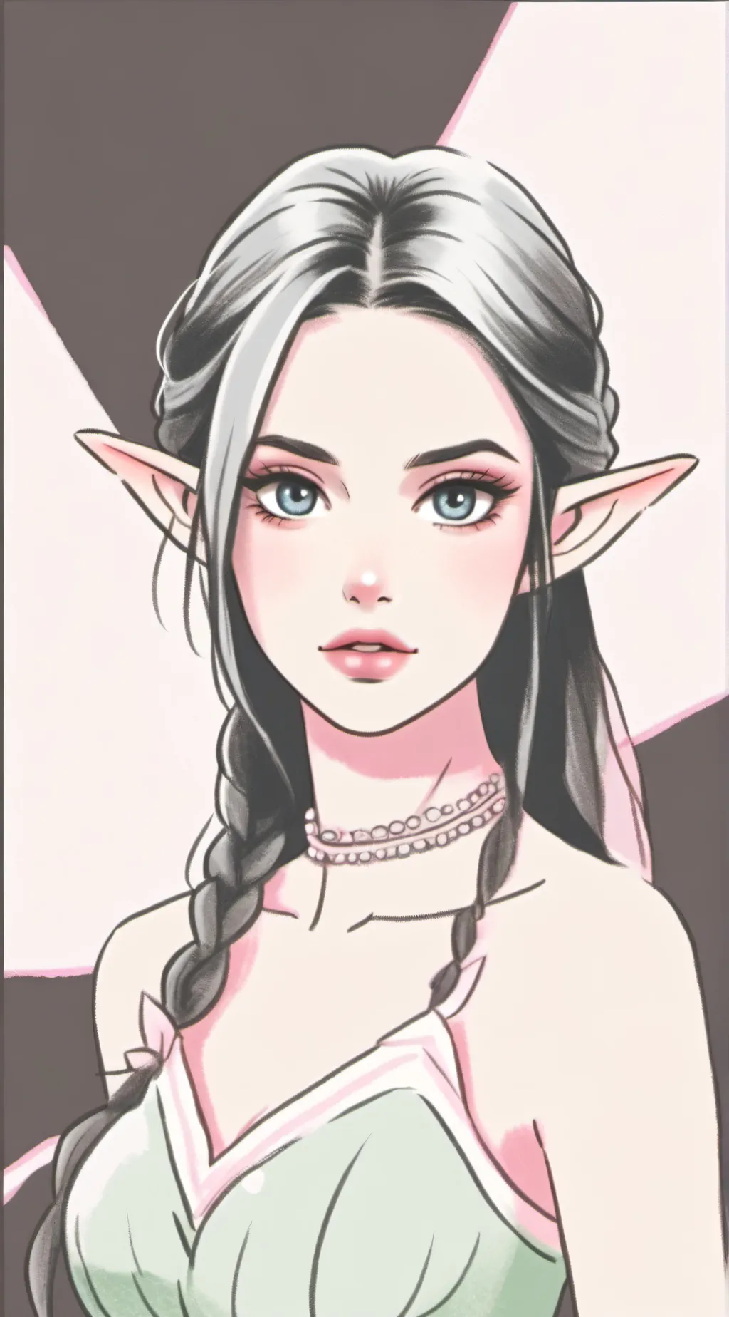 ai character: Arya Dröttning  background