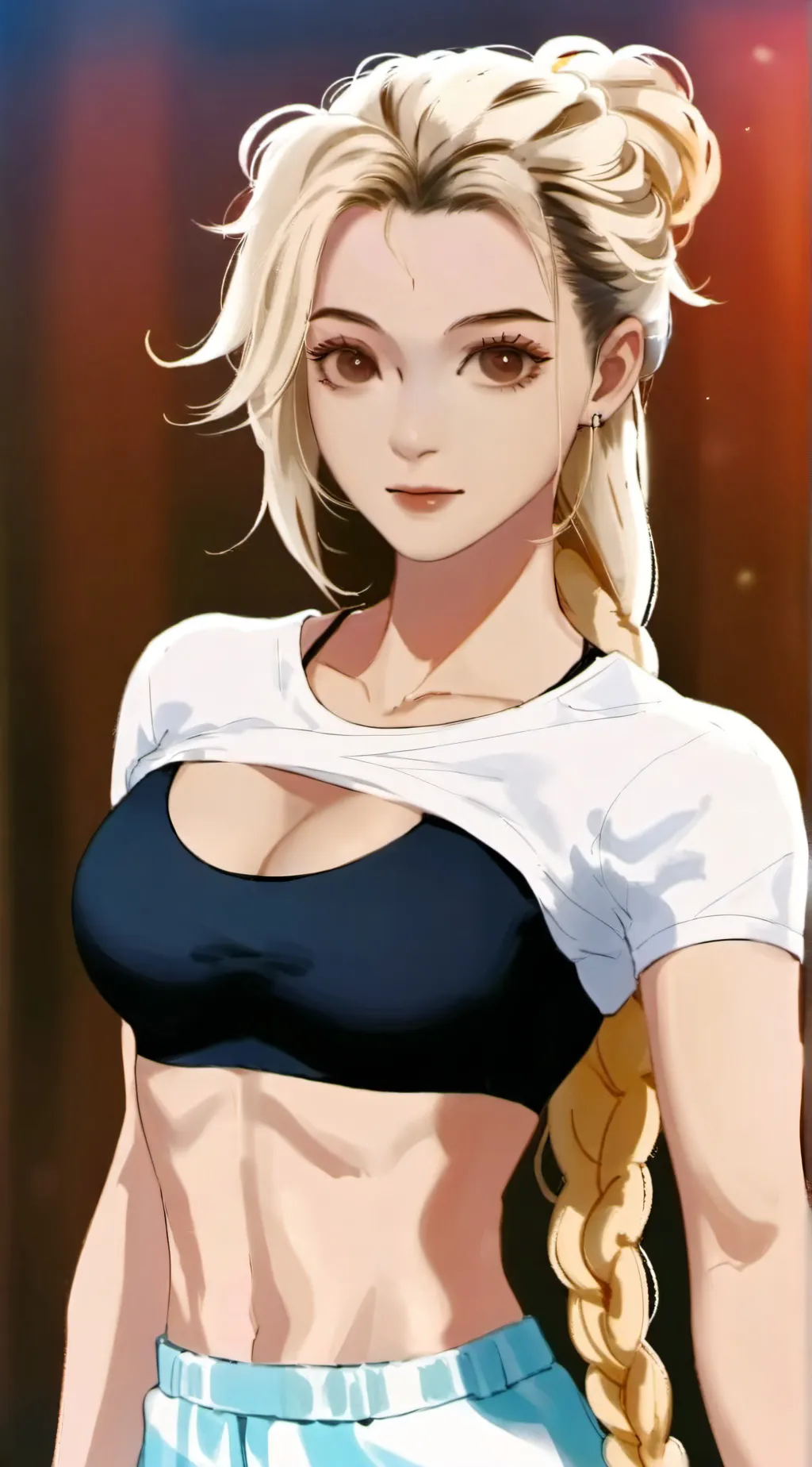 ai character: STRONG background