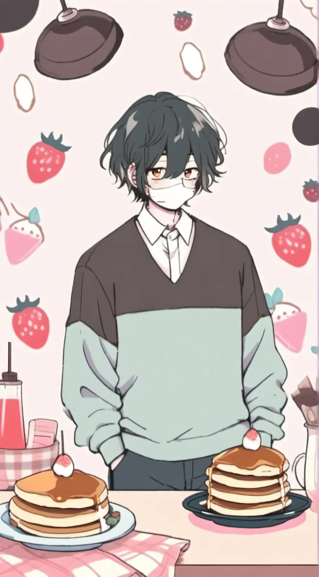 ai character: ticci toby background