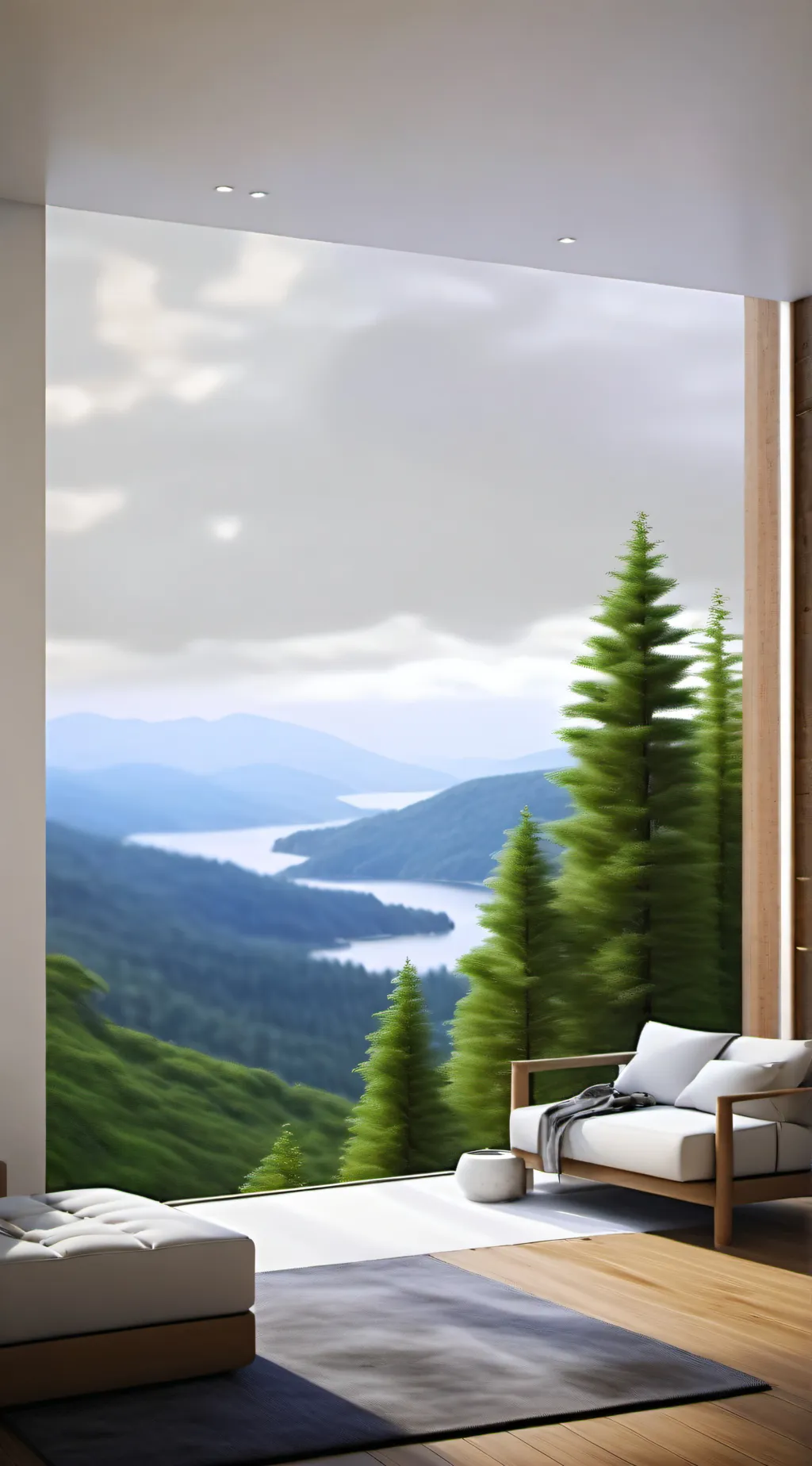 ai character: Luxry house background